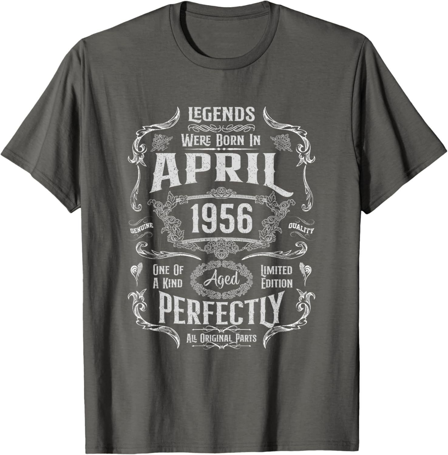 Vintage 69th Birthday Legends April 1956 T-Shirt for Memorable Celebrations - 26