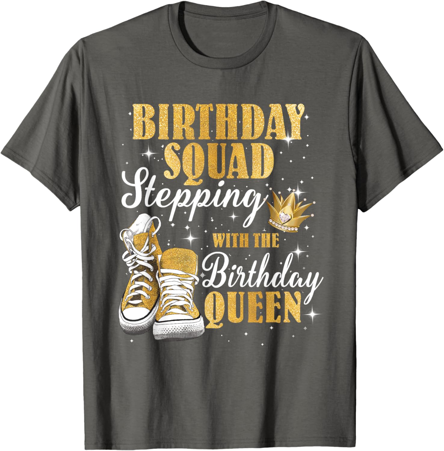 Birthday Queen T-Shirt with Diamond Crown for Celebrating in Style - 8