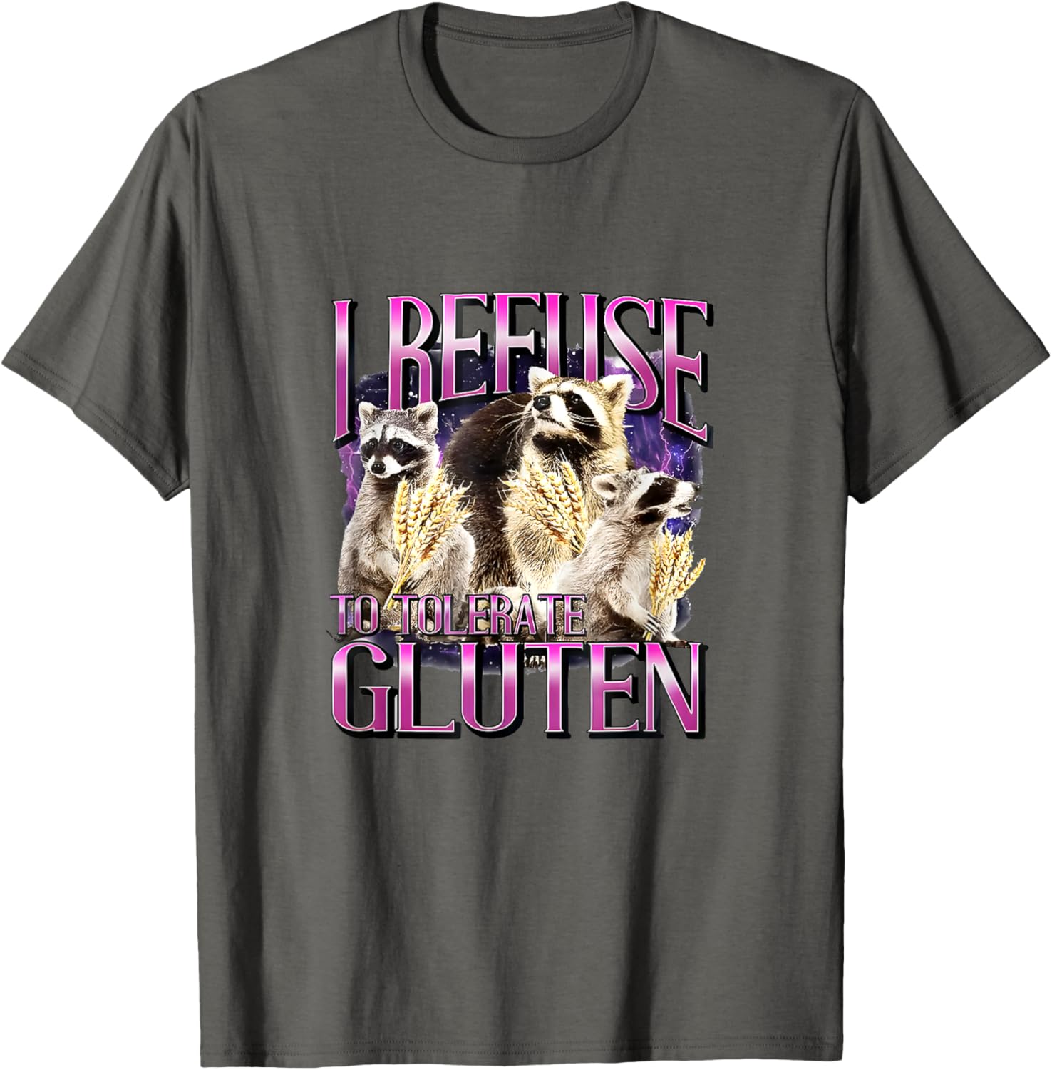 I Refuse To Tolerate Gluten T-Shirt Fun Gluten-Free Apparel - 11