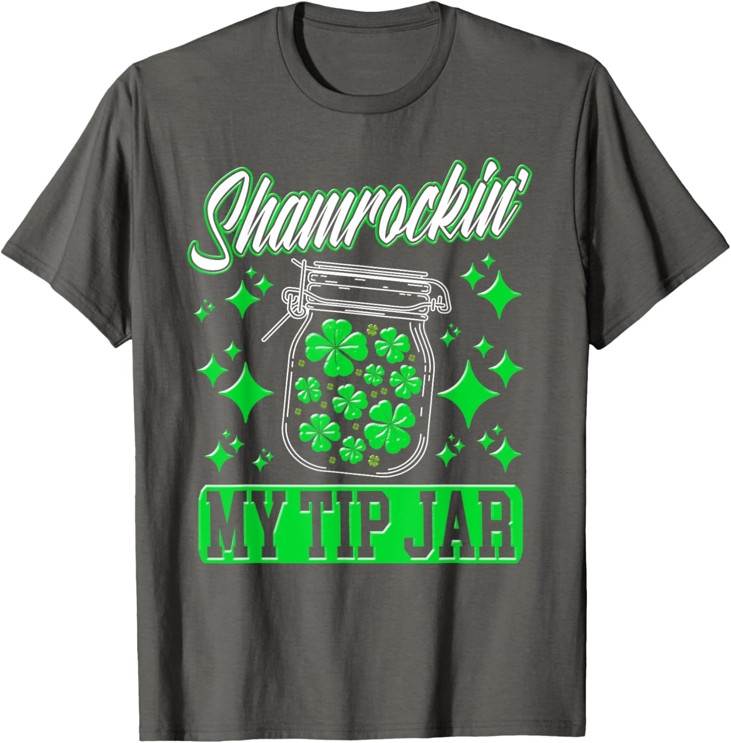 Funny St Patricks Day T-Shirt for Waitstaff – Lucky Tips Design - 3