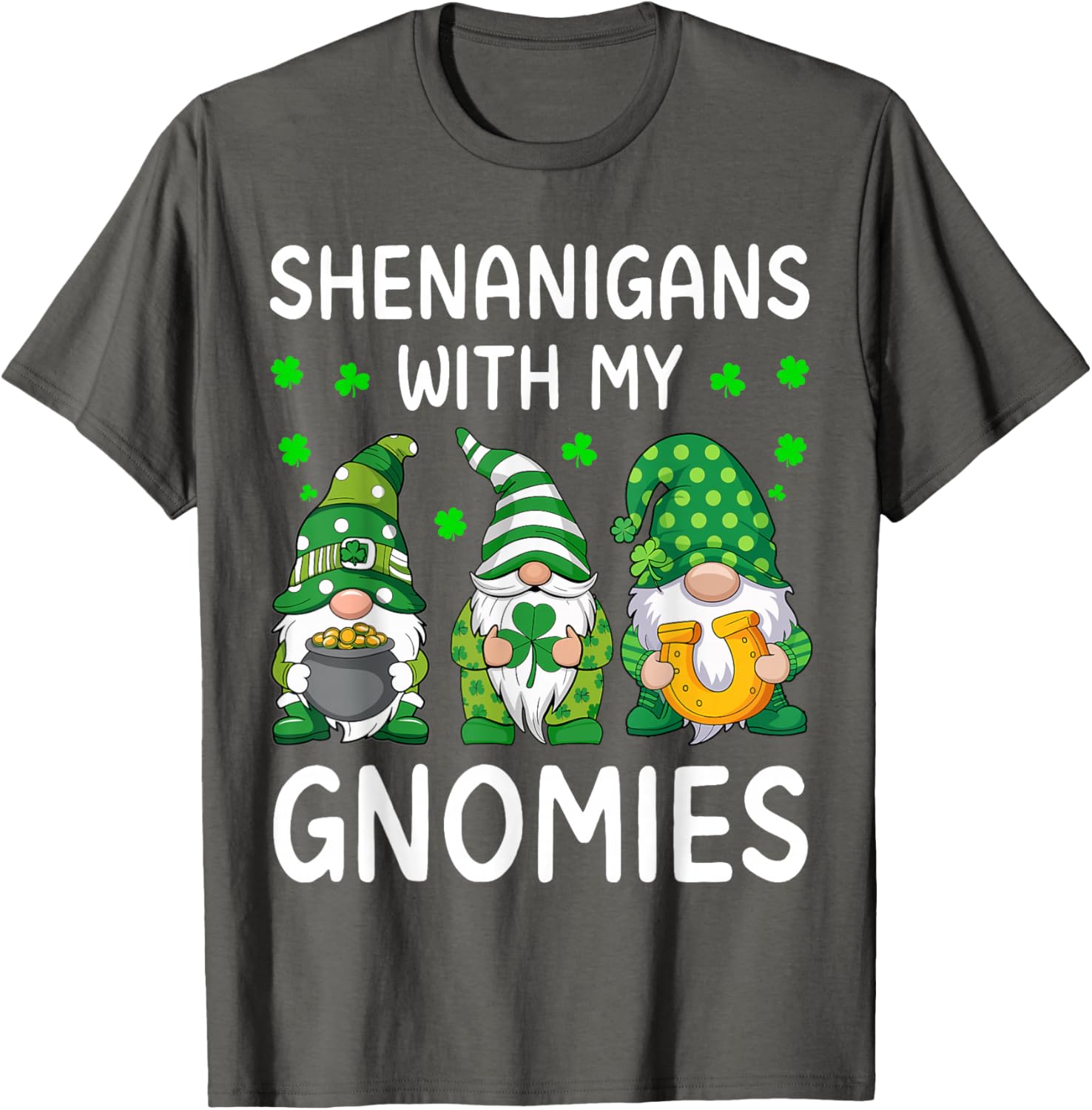 Shenanigans With My Gnomies St Patricks Day Gnome T-Shirt for Fun Celebrations - 10