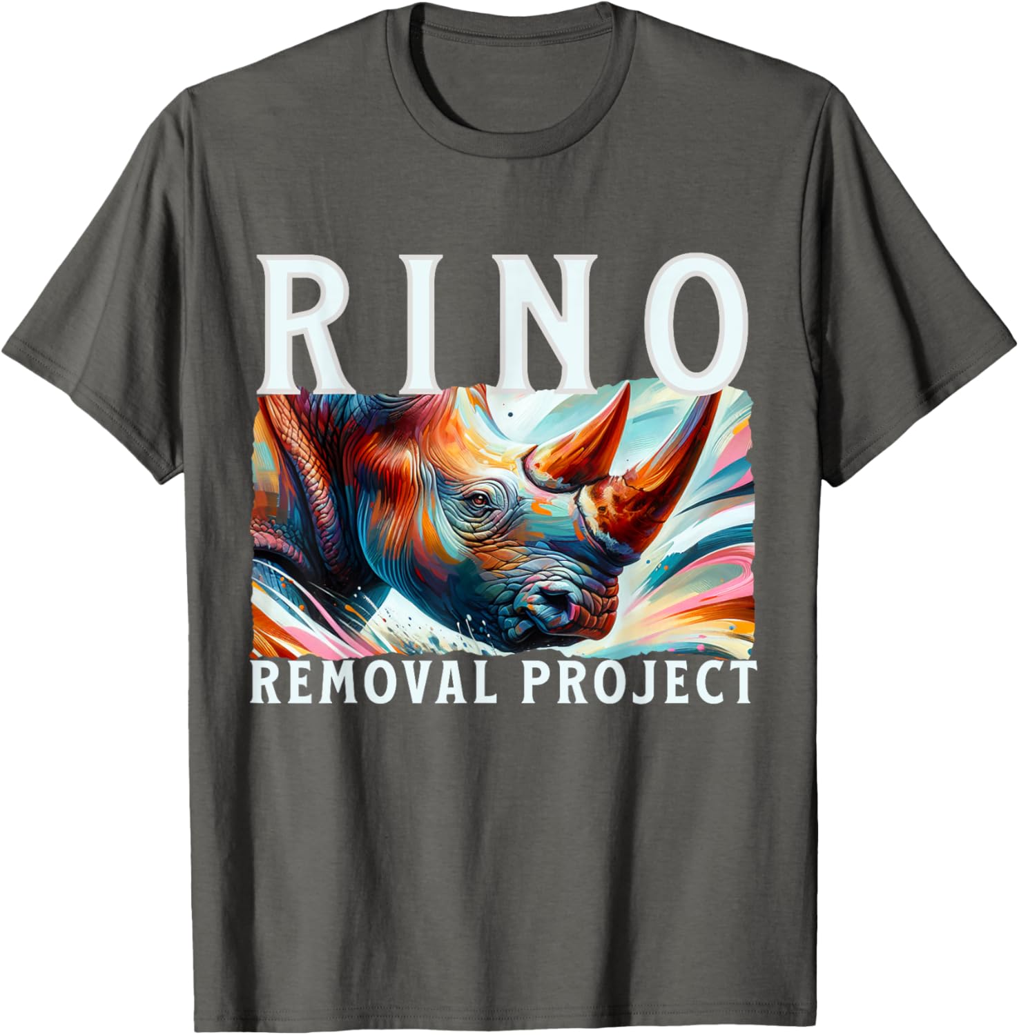 RINO Removal Project Satire T-Shirt for Republican Politics Enthusiasts - 11