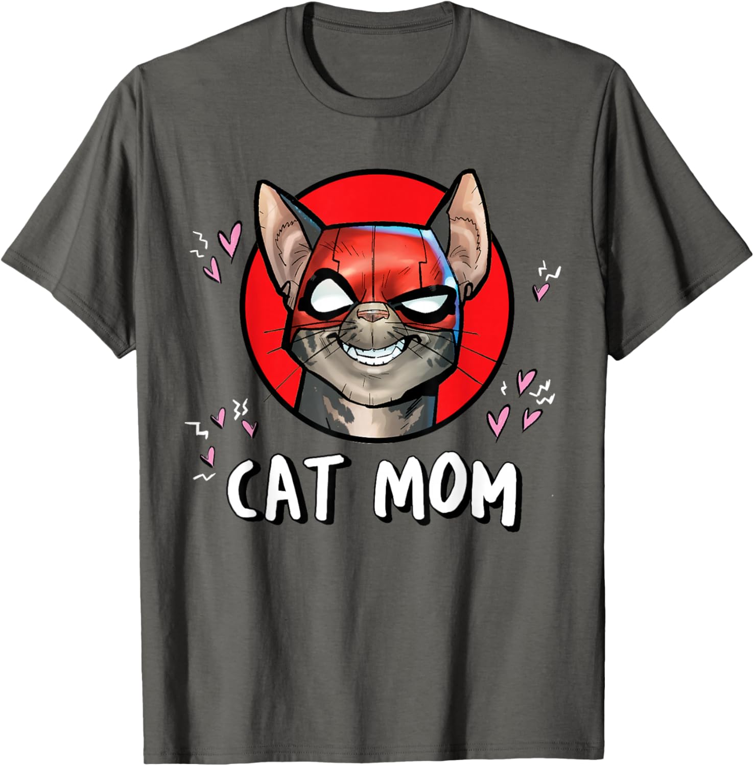 Funny Deadpool Catpool T-Shirt for Cat Moms - Marvel Super Heroes Pet Apparel - 5
