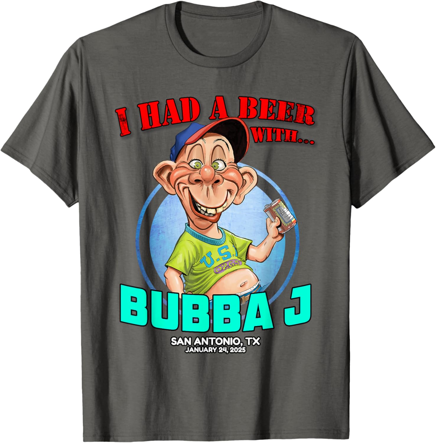 Bubba J San Antonio TX 2025 T-Shirt for Fun and Stylish Casual Wear - 2