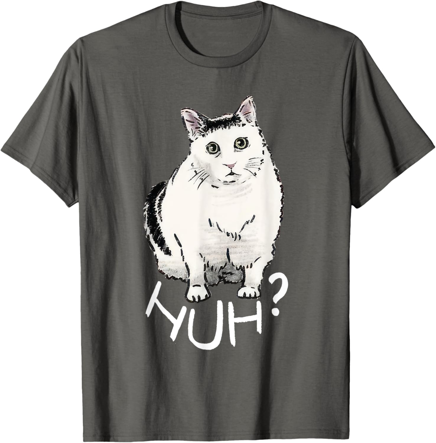 Funny Huh Cat Meme T-Shirt for Men, Women, and Kids - Cute & Comfy! - 11