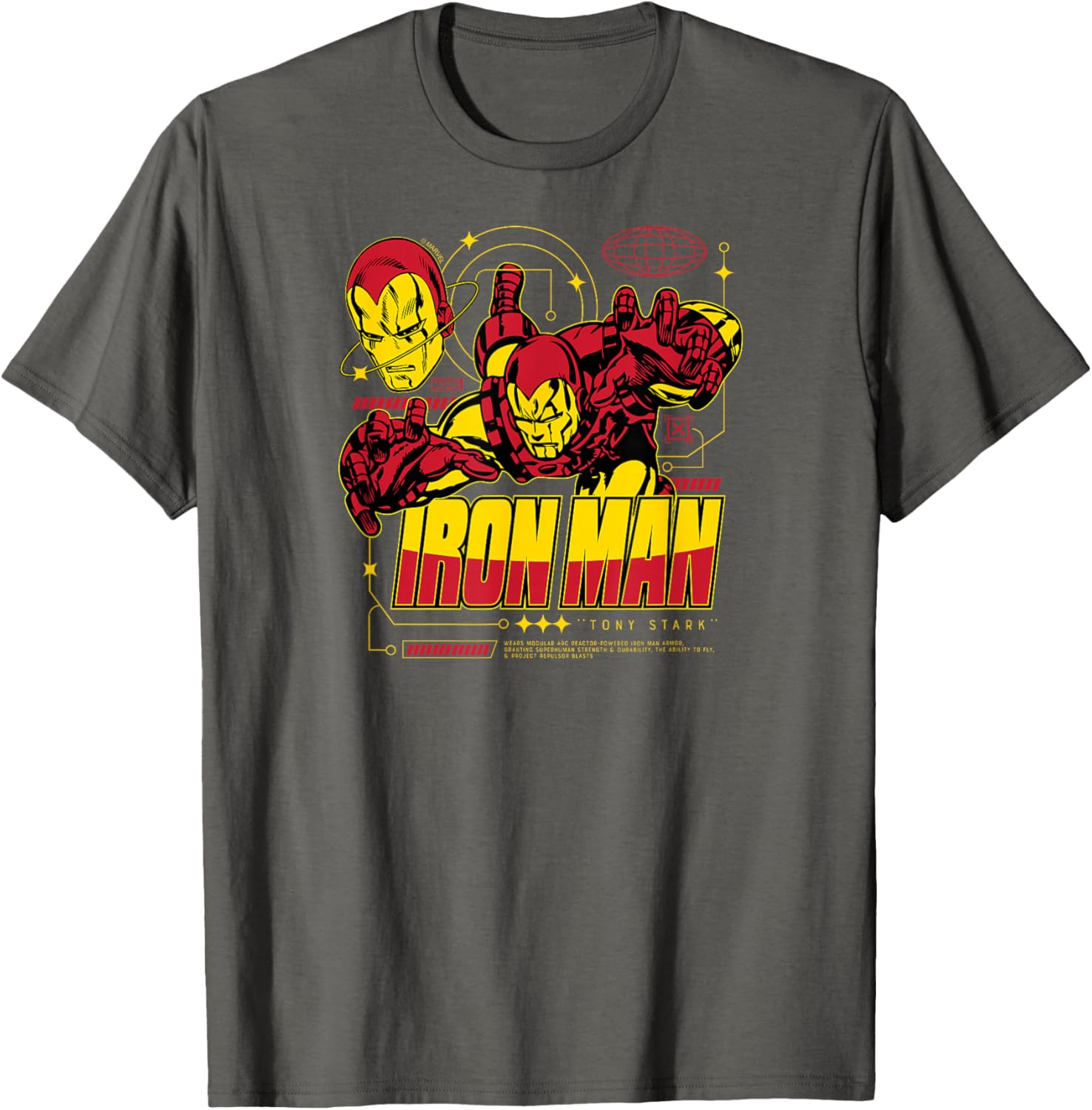 Iron Man Dark Digital T-Shirt for Superhero Fans - Stylish Comfort Wear - 5