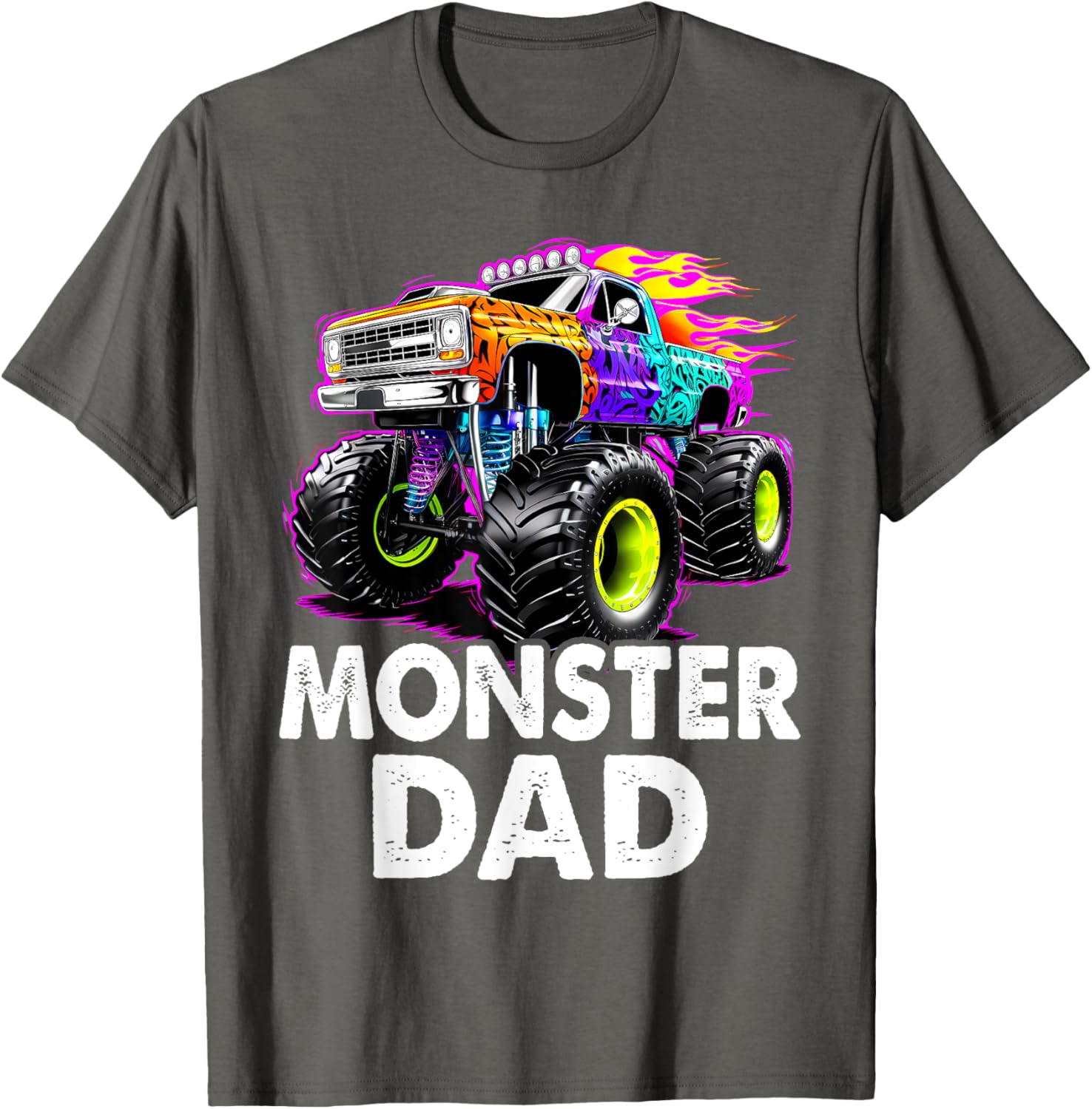 Monster Dad T-Shirt for Monster Truck Lovers - Cool Graphic Tee - 8