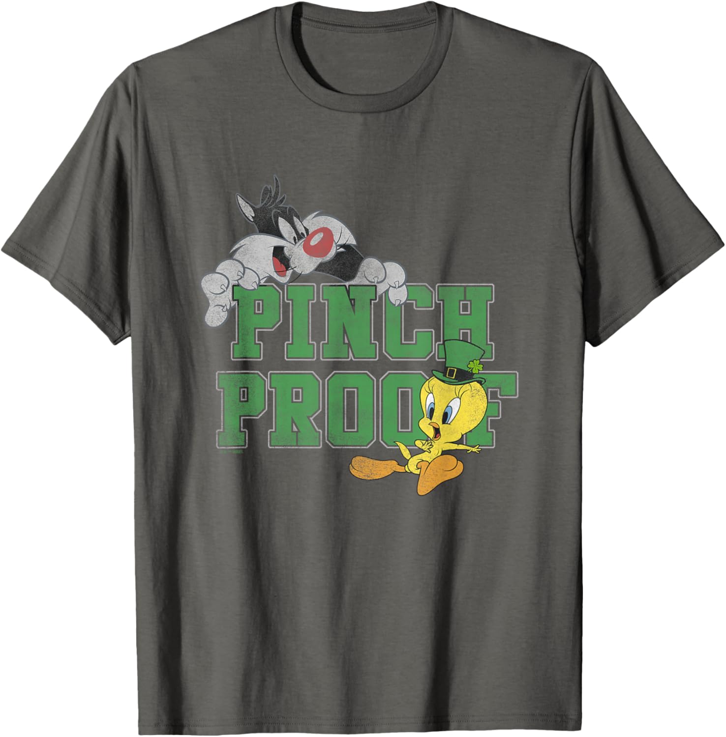 Looney Tunes St. Patrick's Day Cat and Mouse Pinch Proof T-Shirt - 1