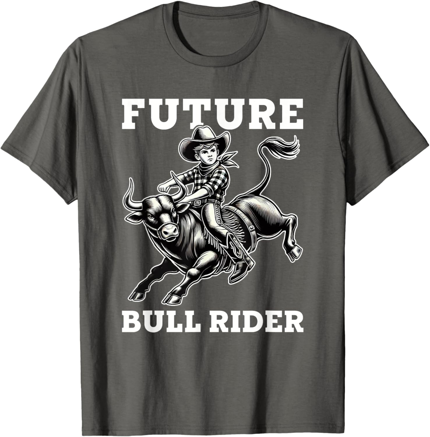 Future Bull Rider Boys Rodeo T-Shirt for Kids, Fun and Stylish Apparel - 7