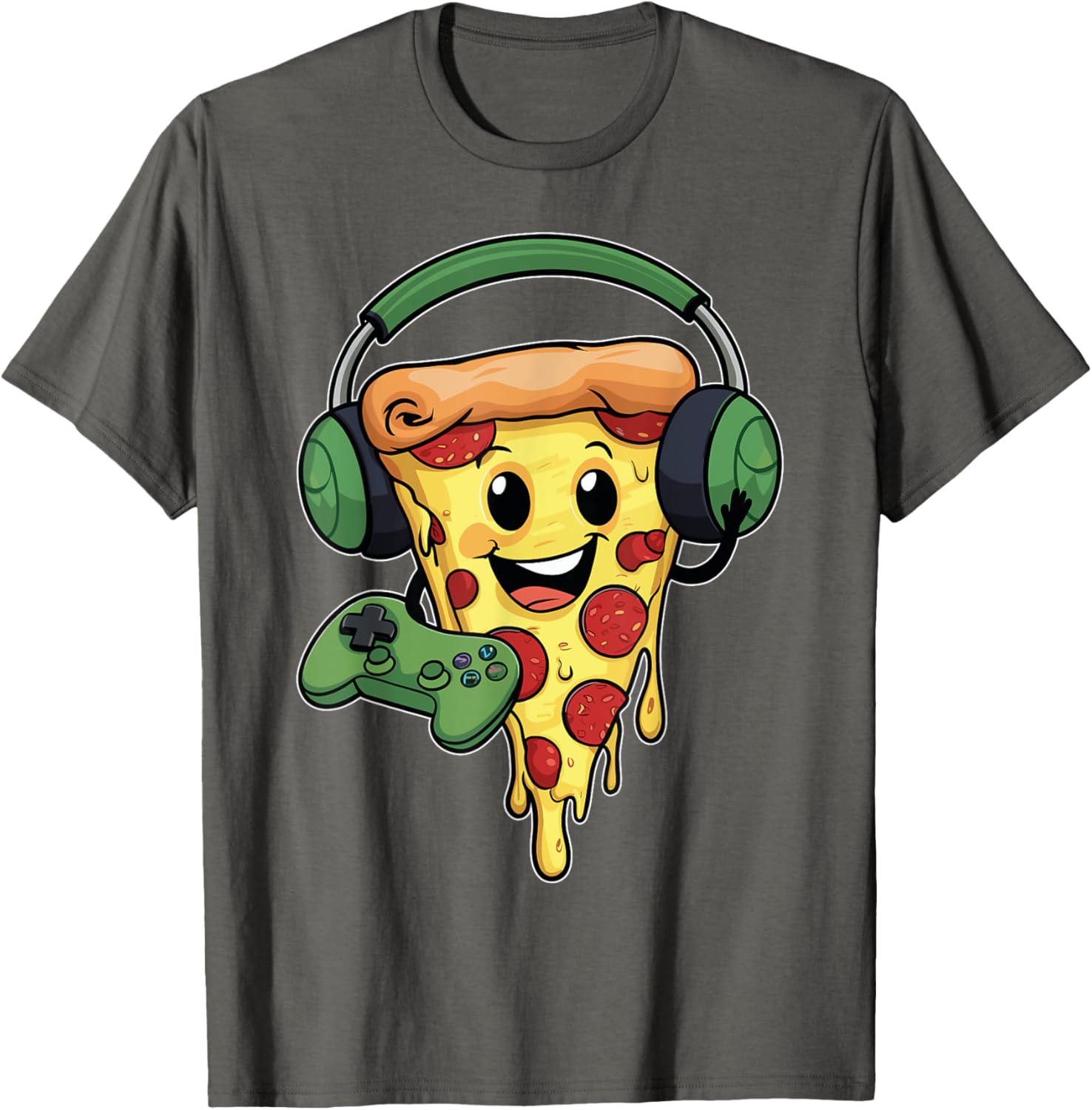 Funny Gamer Pizza Lovers T-Shirt for Video Game Enthusiasts - 10