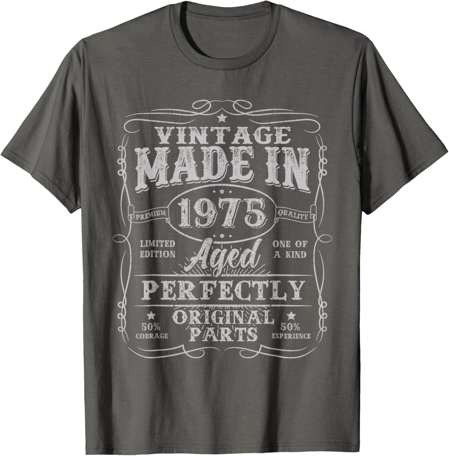 Vintage 50th Birthday T-Shirt for Men Made in 1975 Unique Gift - 19