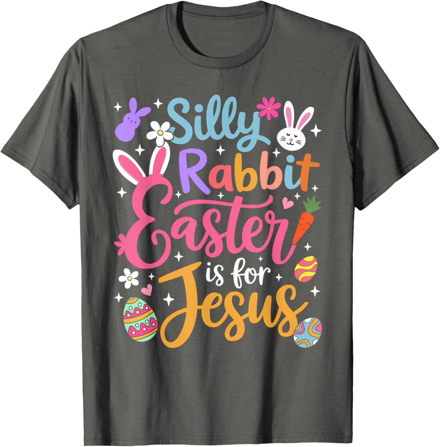 Silly Rabbit Easter Is For Jesus Christian T-Shirt for Faithful Celebrations - 11
