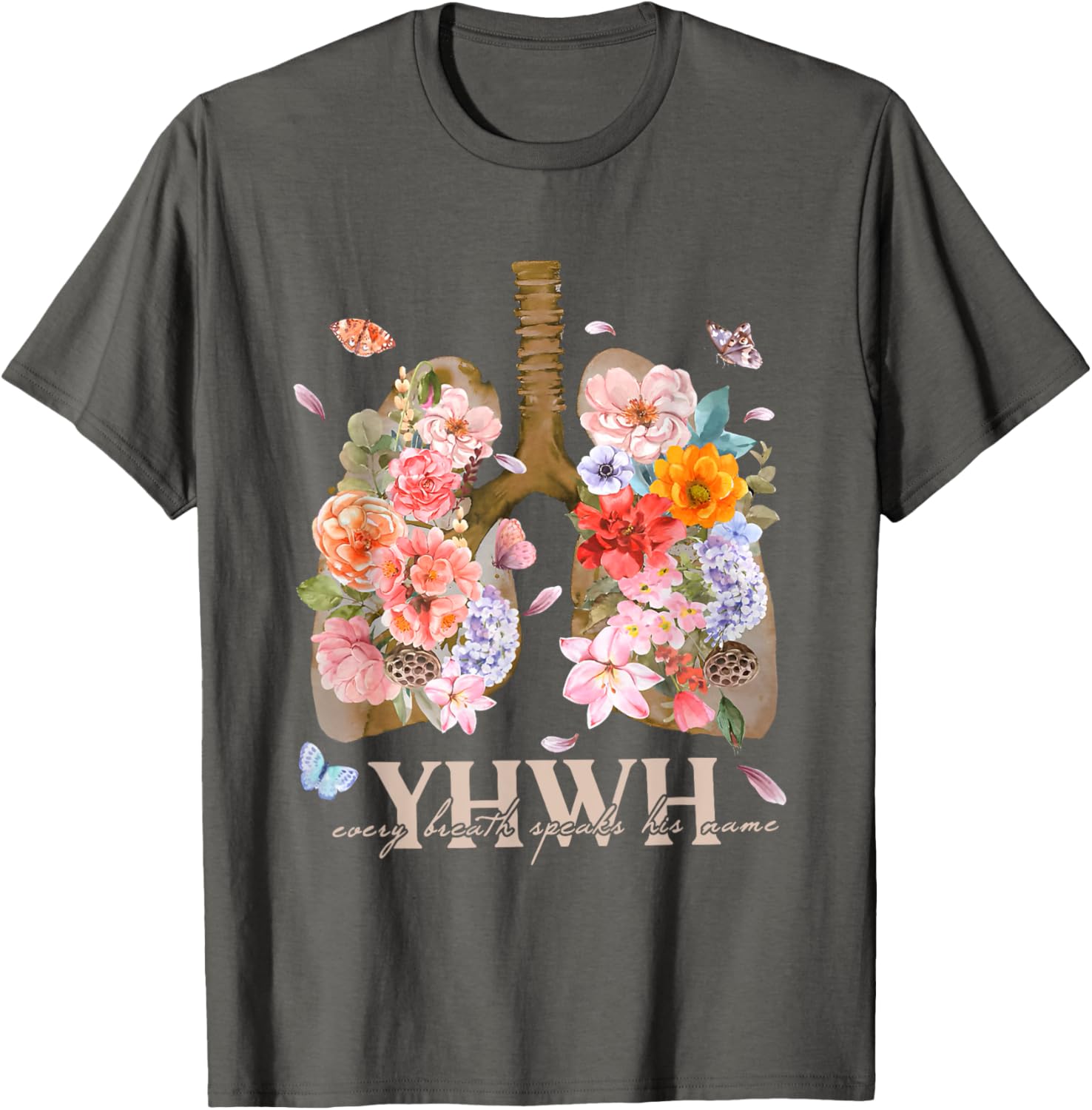 YHWH Every Breath Speaks His Name Christian T-Shirt for Believers - 7