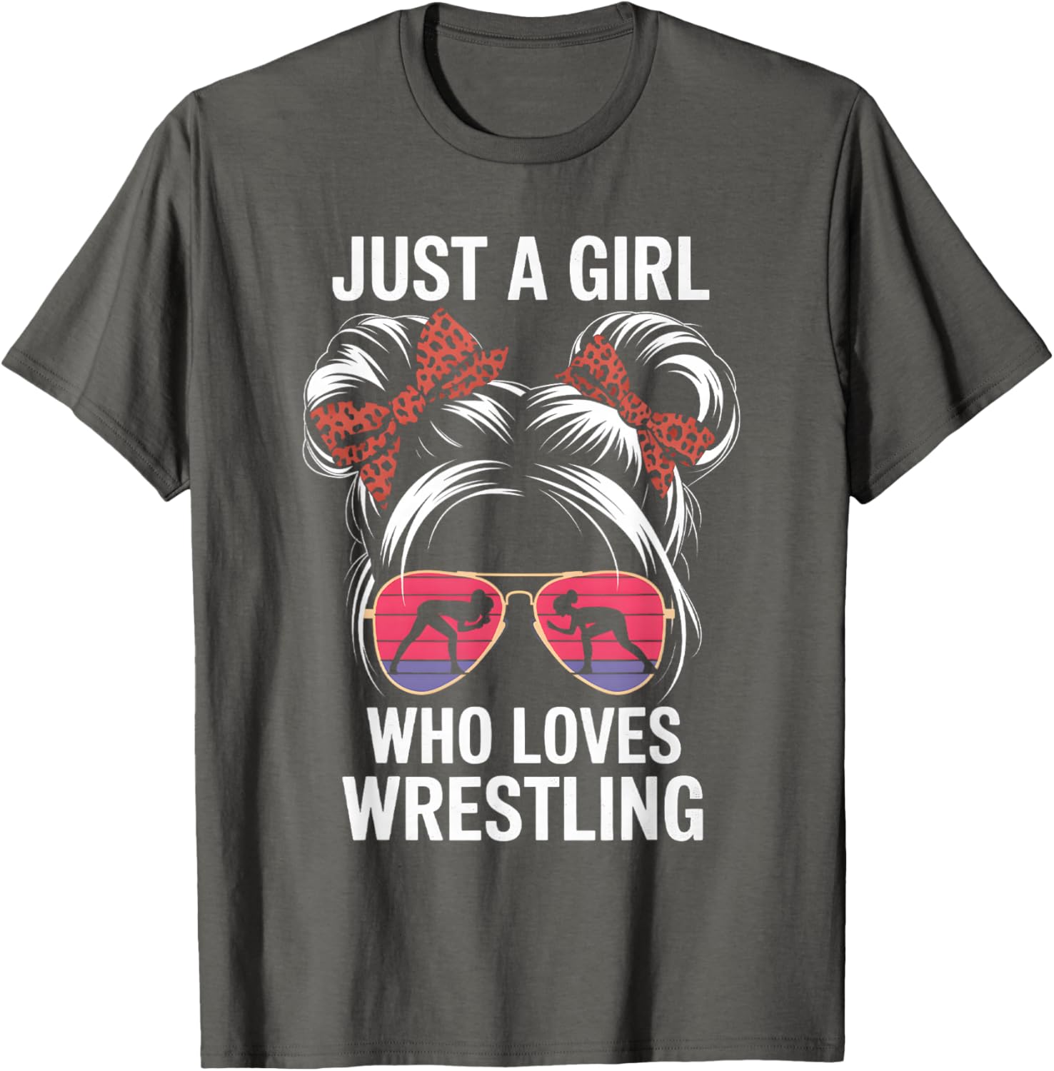 Just a Girl Who Loves Wrestling T-Shirt for Girls - Perfect Gift for Fans - 9
