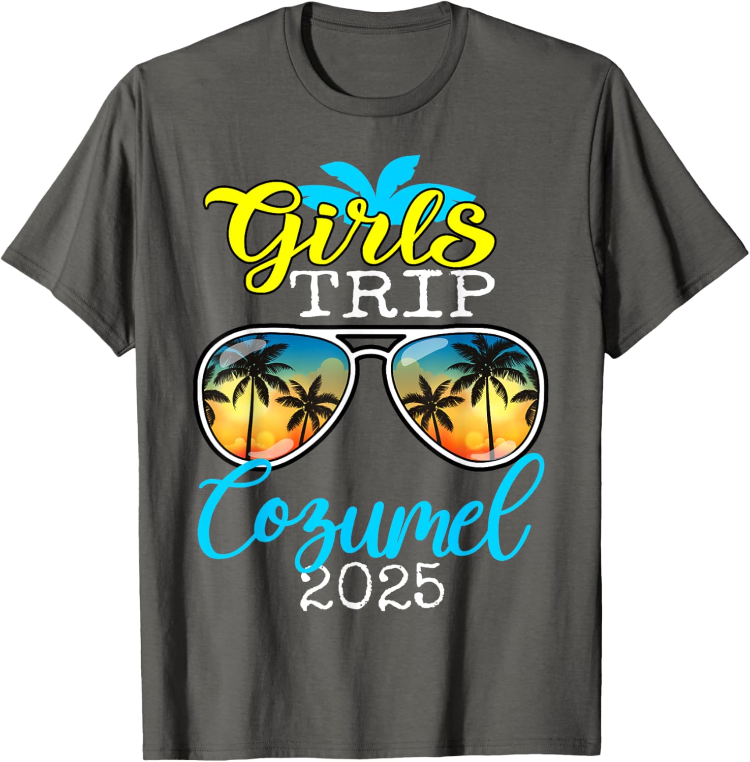 Girls Trip Cozumel 2025 Birthday Squad T-Shirt for Women - 2