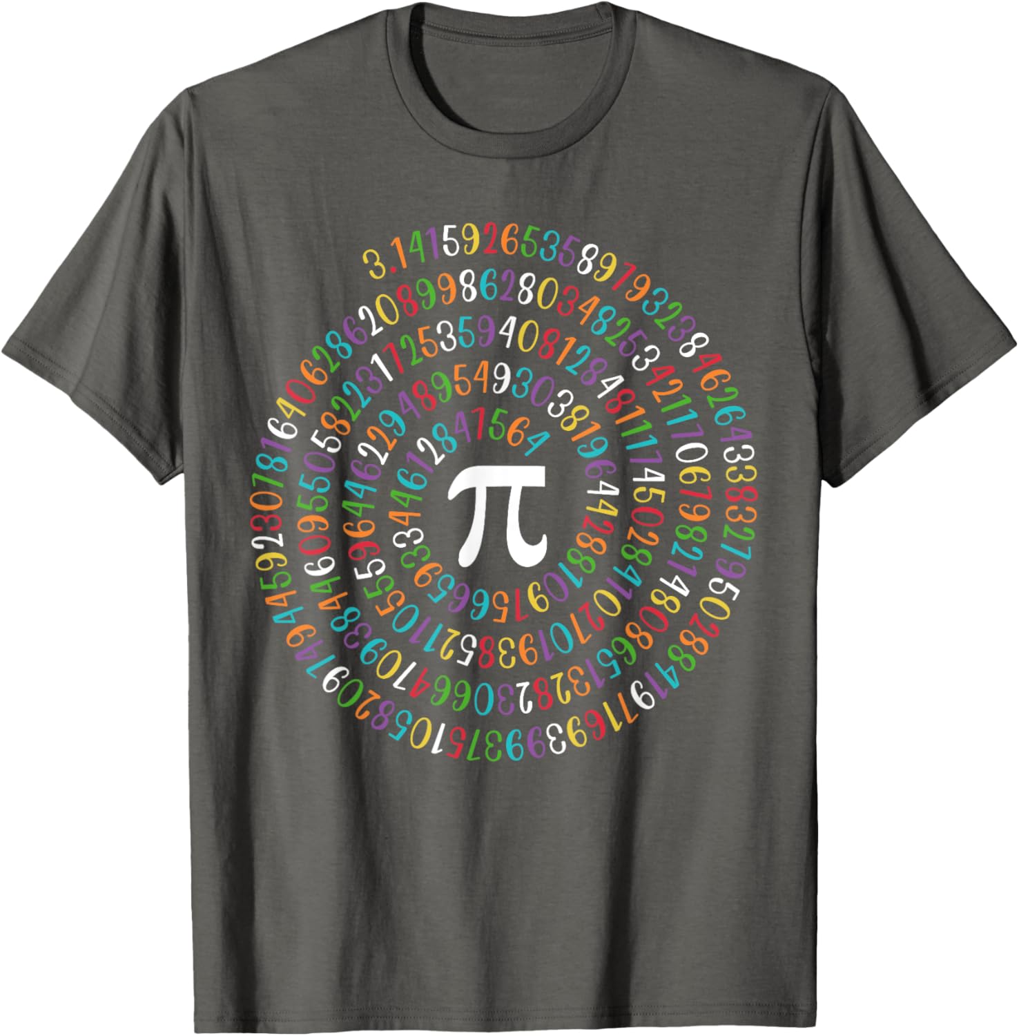 Happy Pi Day Spiral Math T-Shirt for Math Lovers 3.14 Humor - 8