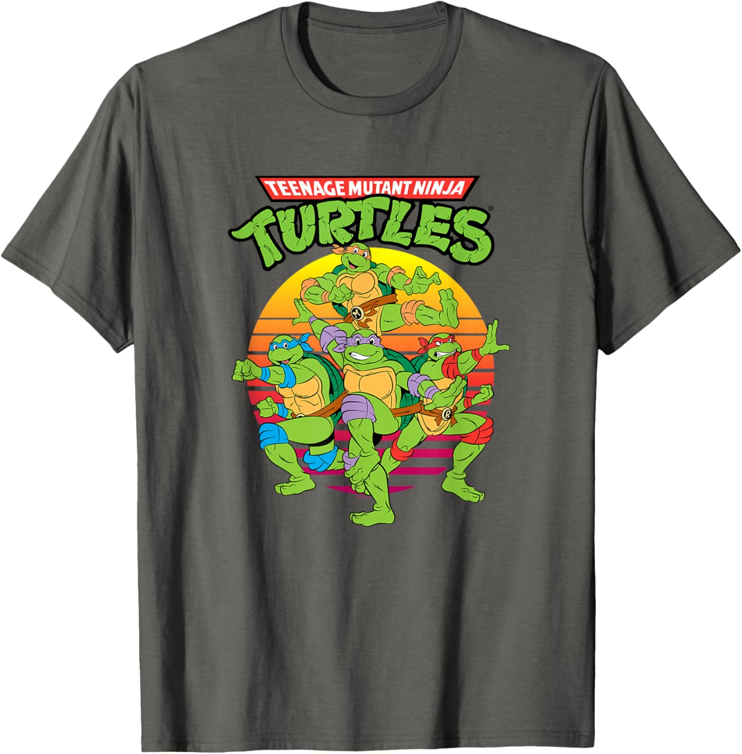 Teenage Mutant Ninja Turtles Group T-Shirt for Kids and Teens - 2