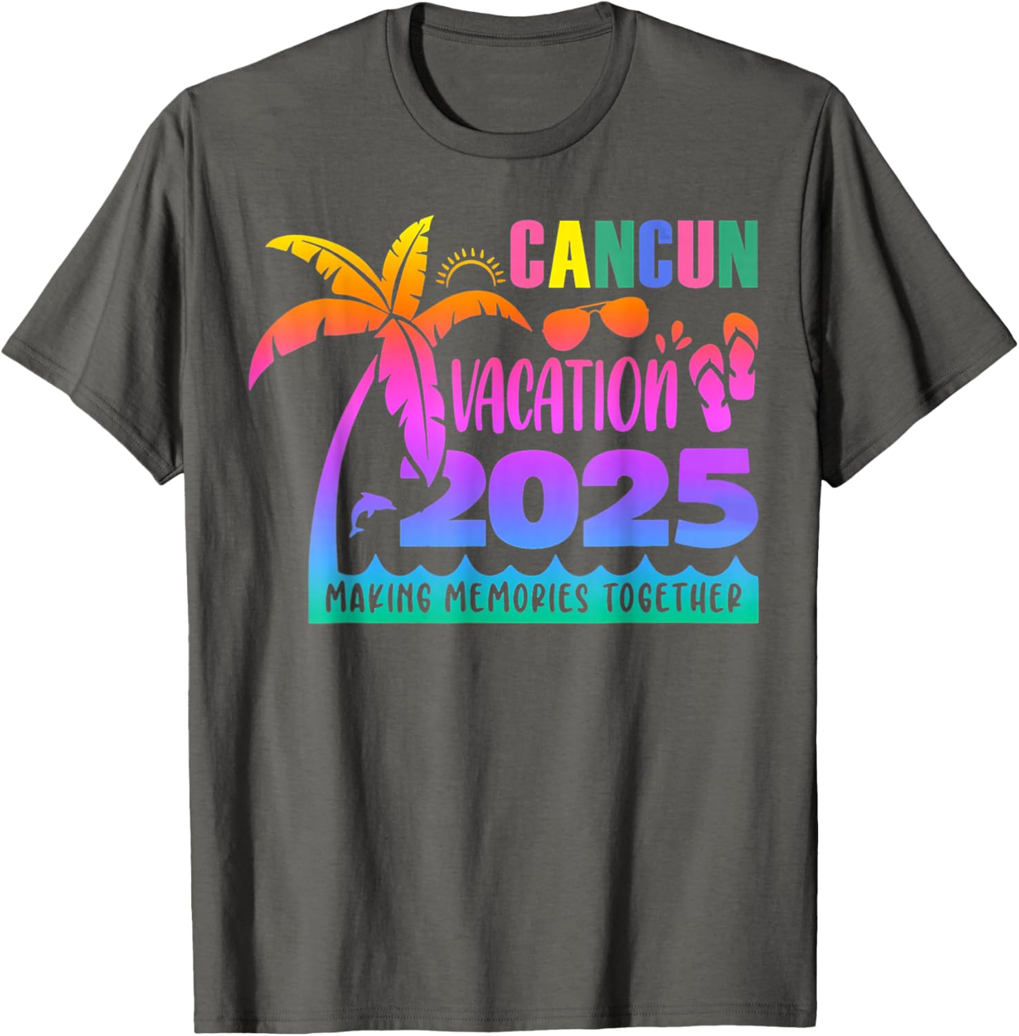 Cancun Vacation 2025 Summer Memories T-Shirt for Family Fun - 26