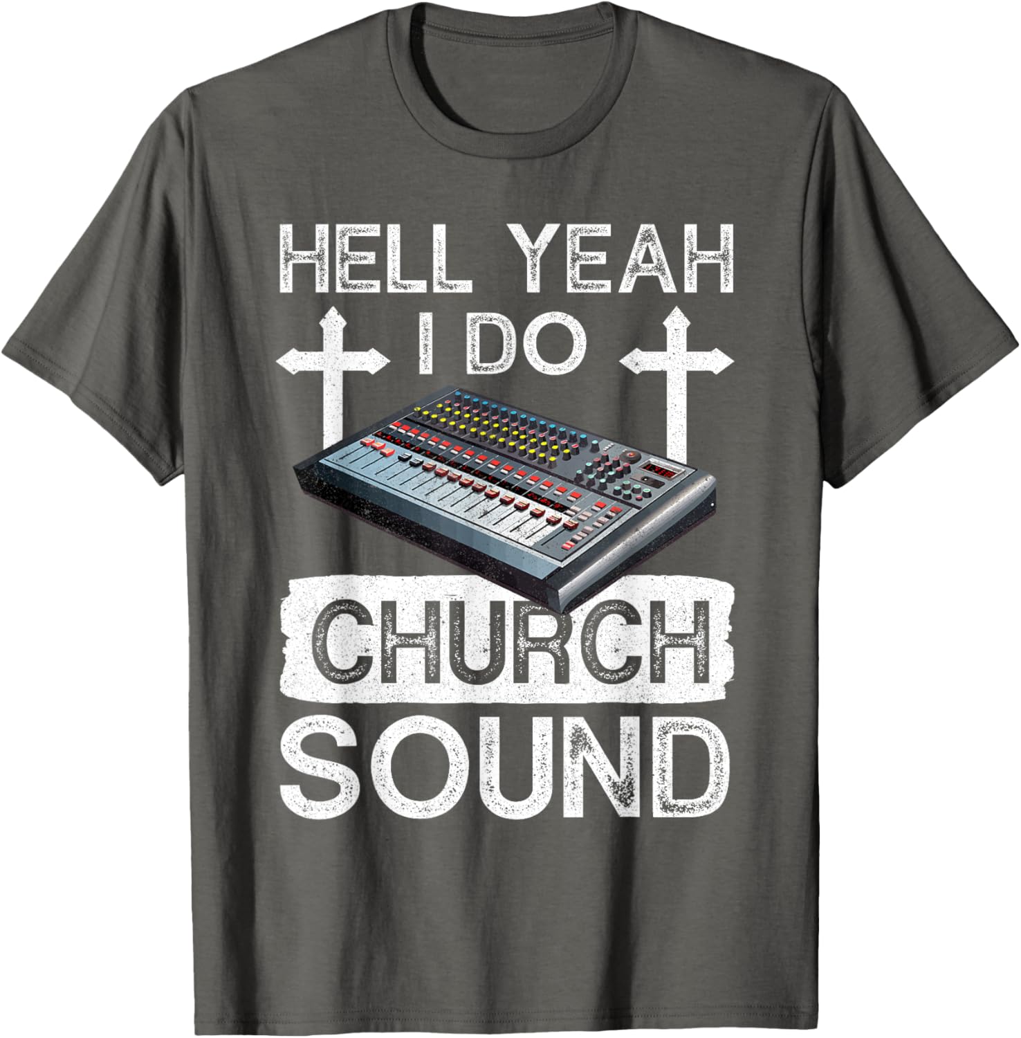 Hell Yeah Do Church Sound Guy T-Shirt for Music Lovers and Techies - 4