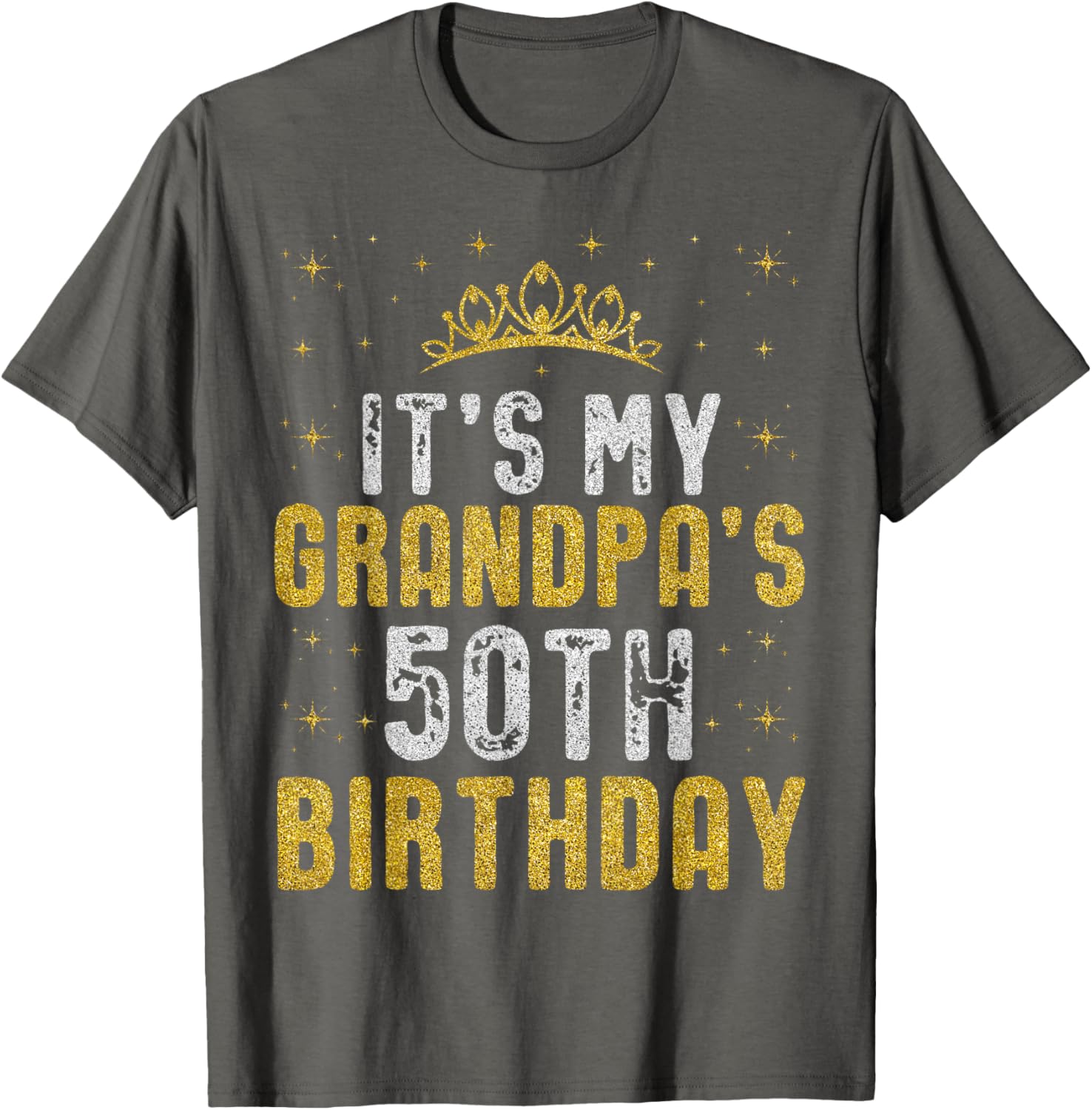 Happy Grandpa's 50th Birthday T-Shirt Retro Style 1975 Gift Idea - 1