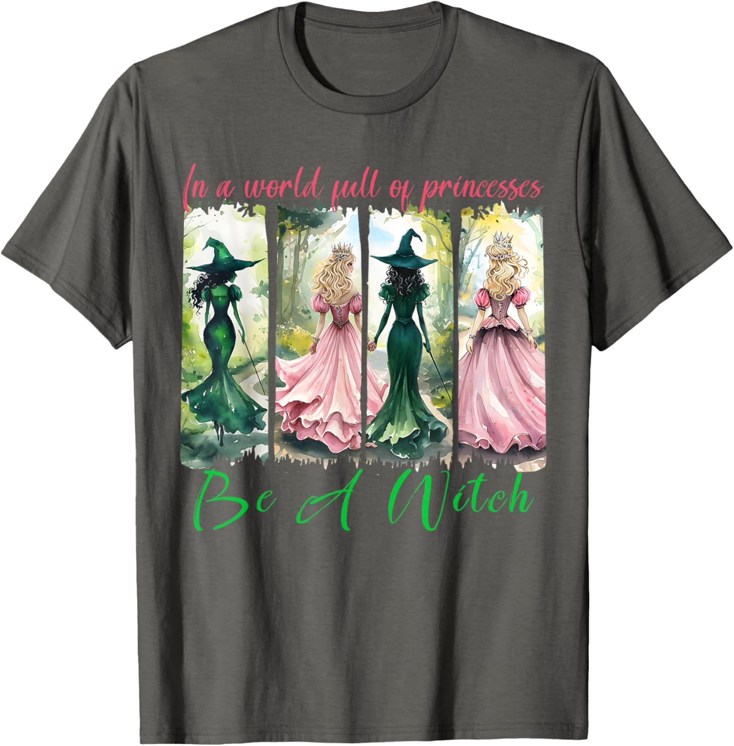 Be a Witch Not a Princess Halloween T-Shirt for Women Stylish Outfit - 5