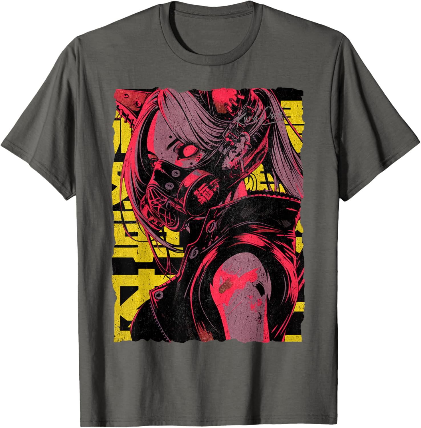 Japanese Cyberpunk Y2K Techwear Anime T-Shirt for Streetwear Lovers - 7