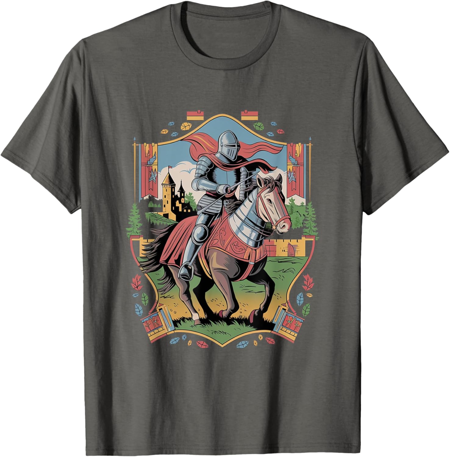 Medieval Jousting Knight T-Shirt for Renaissance Festival Fans - 4