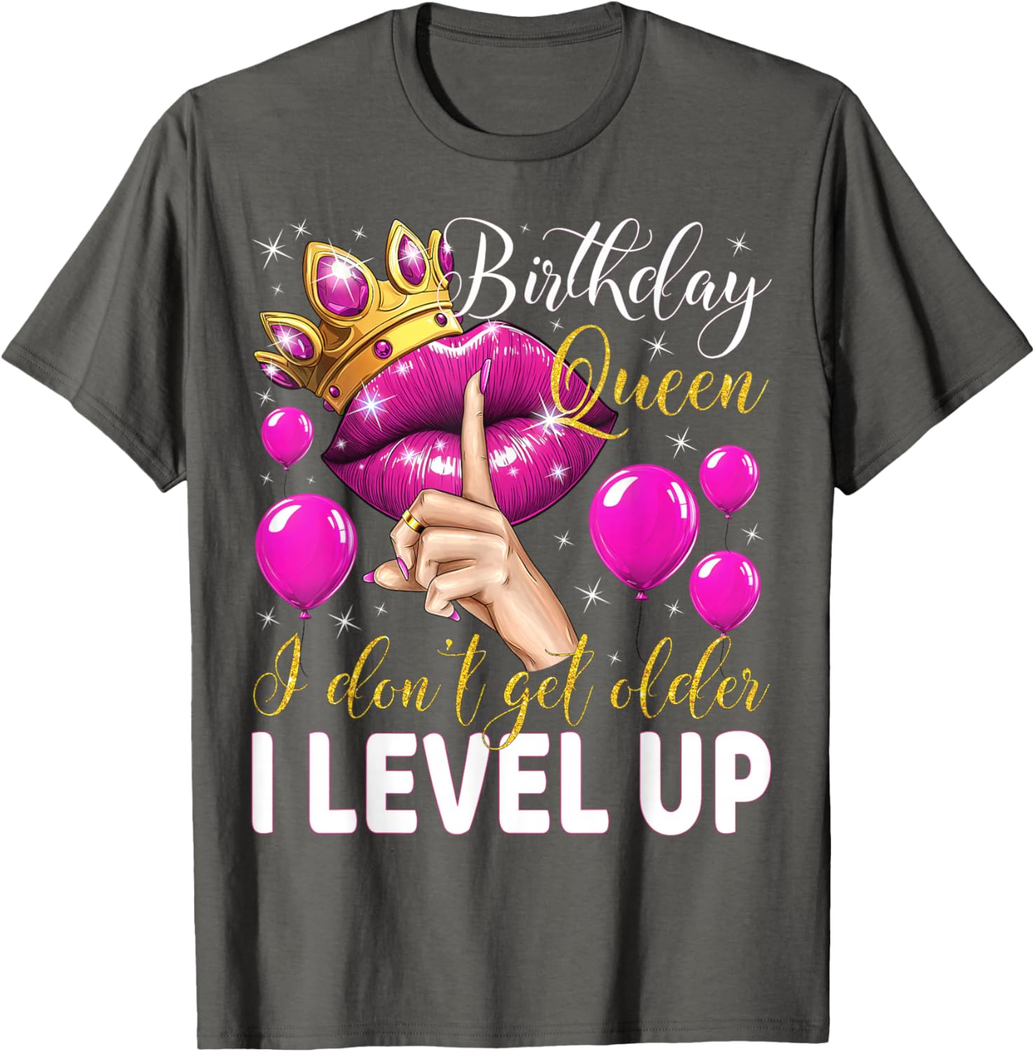 Birthday Queen Level Up T-Shirt for Fun Birthday Celebrations - 11