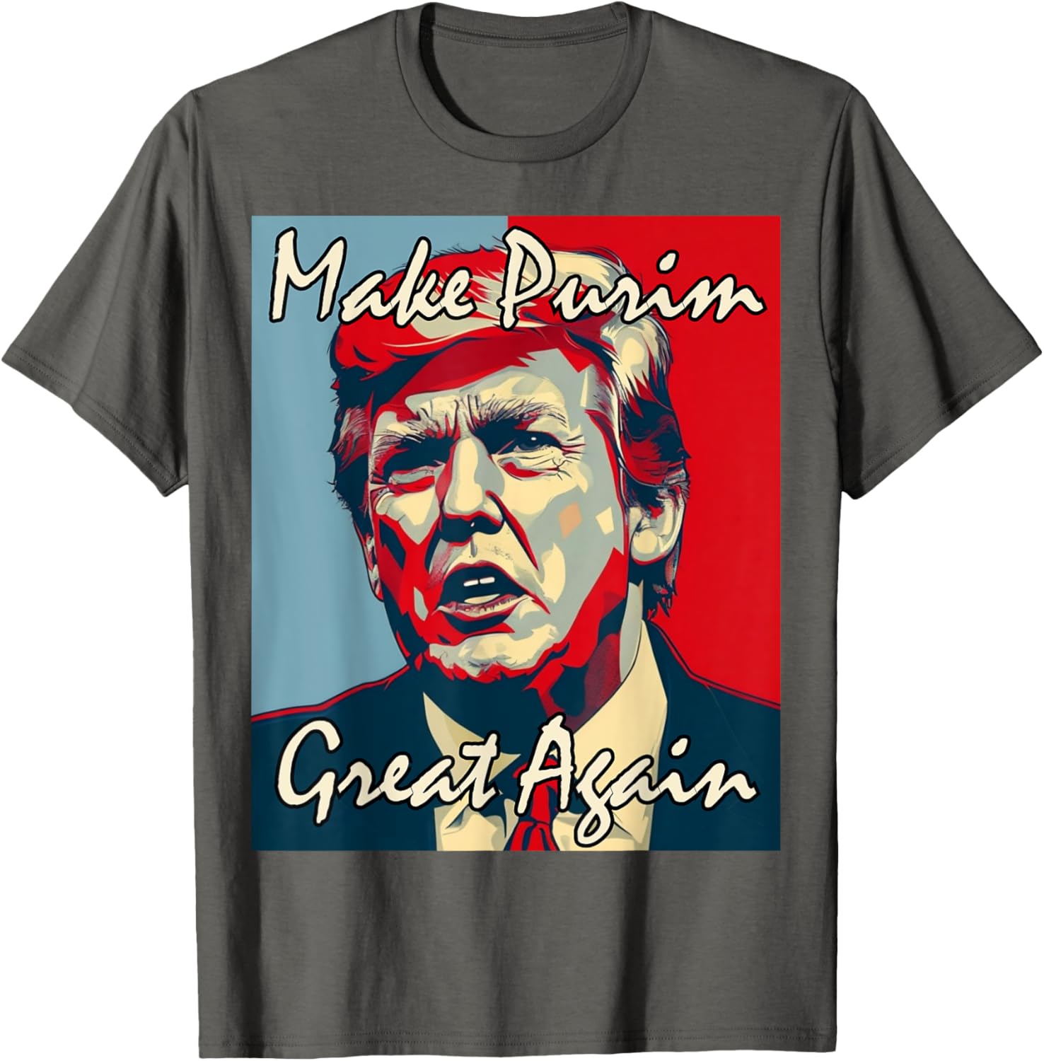 Make Purim Great Again Trump Costume T-Shirt for Festive Celebrations - 13