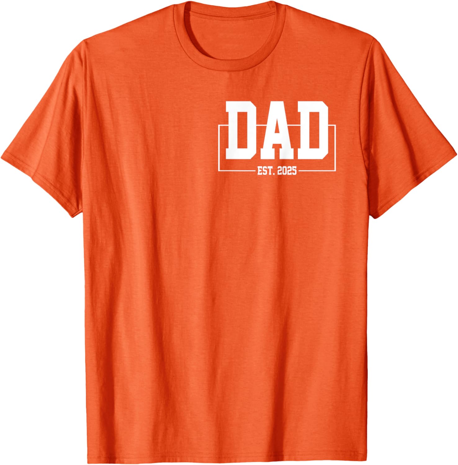 Dad Est. 2025 T-Shirt for New Fathers Expecting Baby in 2025 - 5