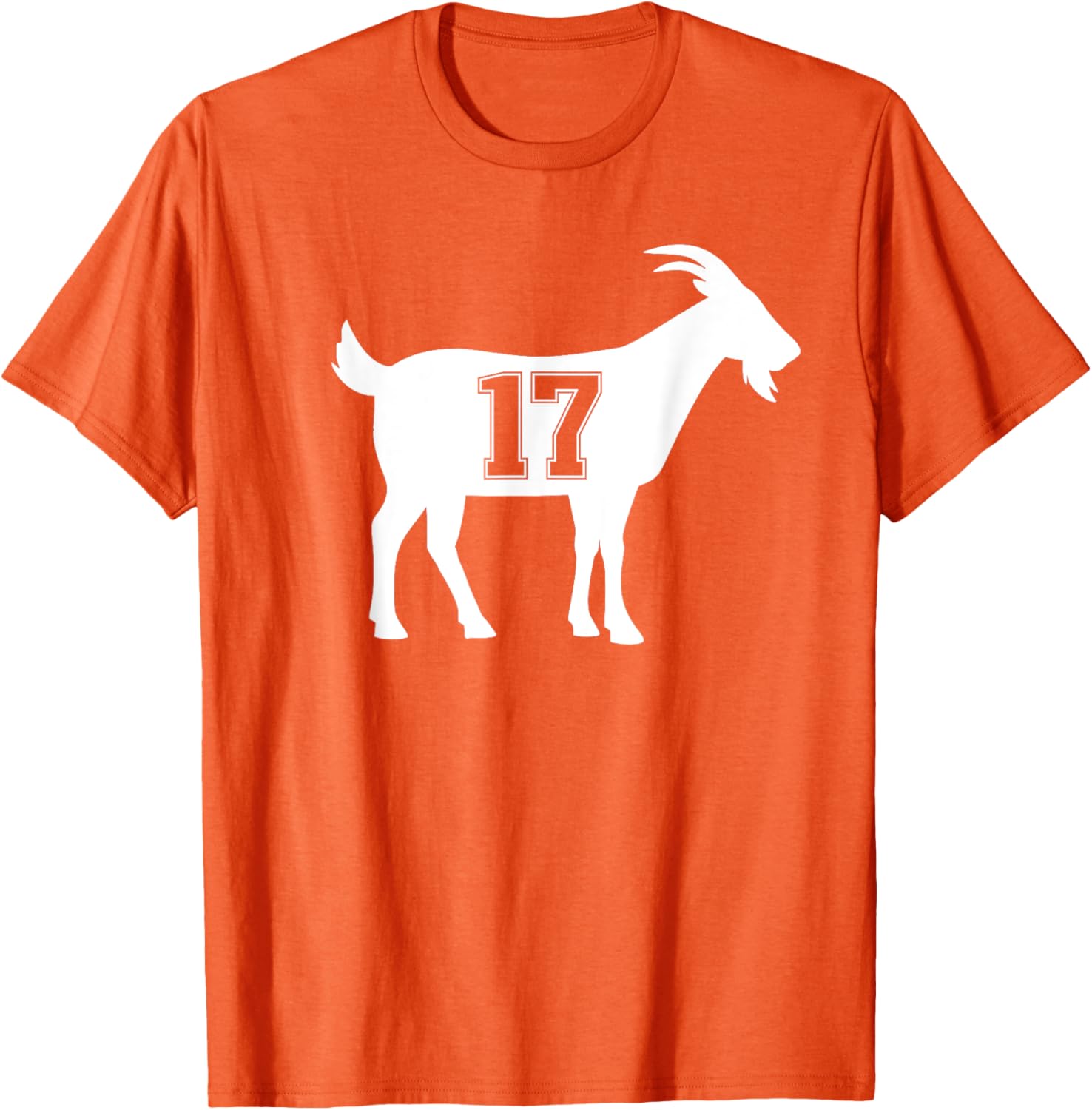 Goat 17 G.O.A.T. Number 17 Goat T-Shirt for Sports Fans and Casual Wear - 9