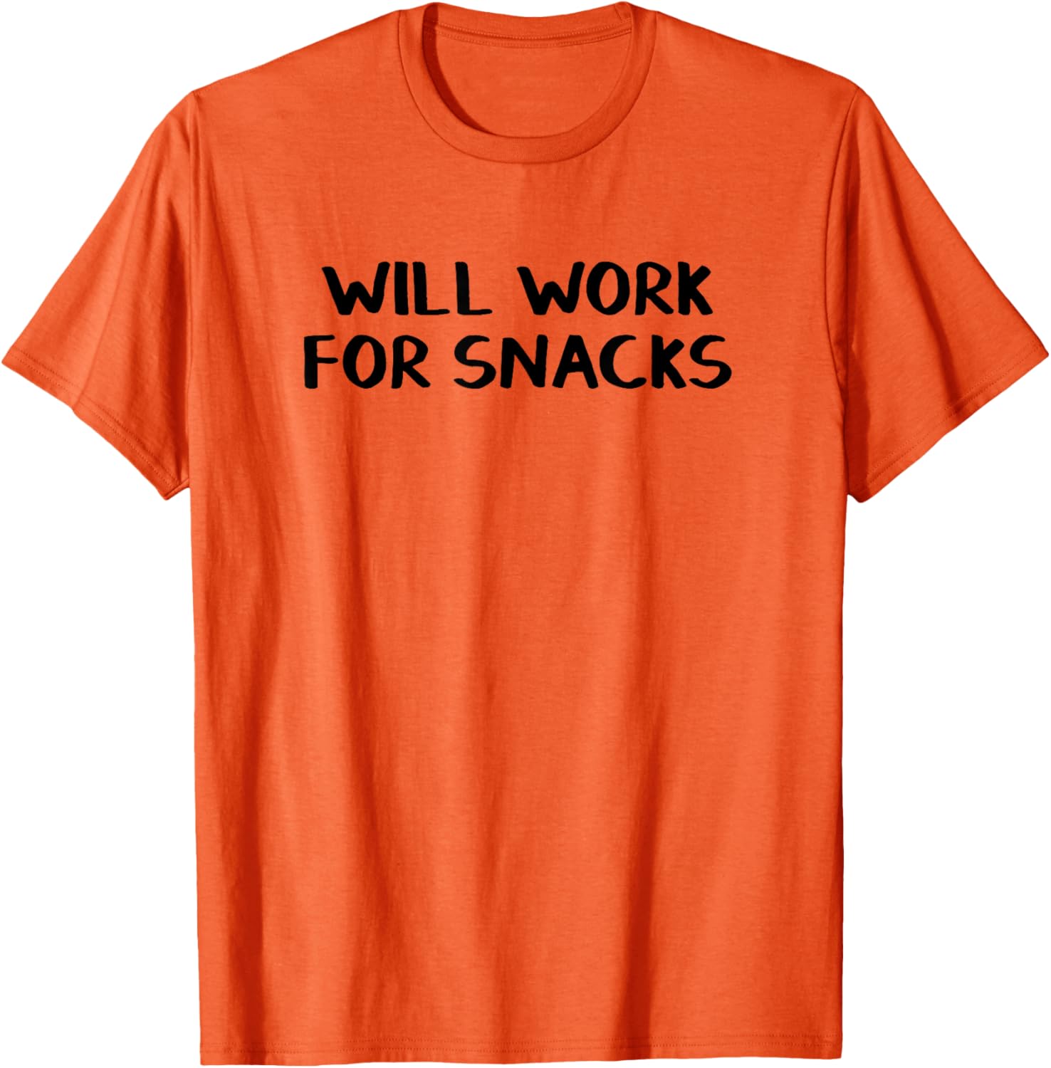 Will Work For Snacks T-Shirt Fun Graphic Tee for Food Lovers - 13