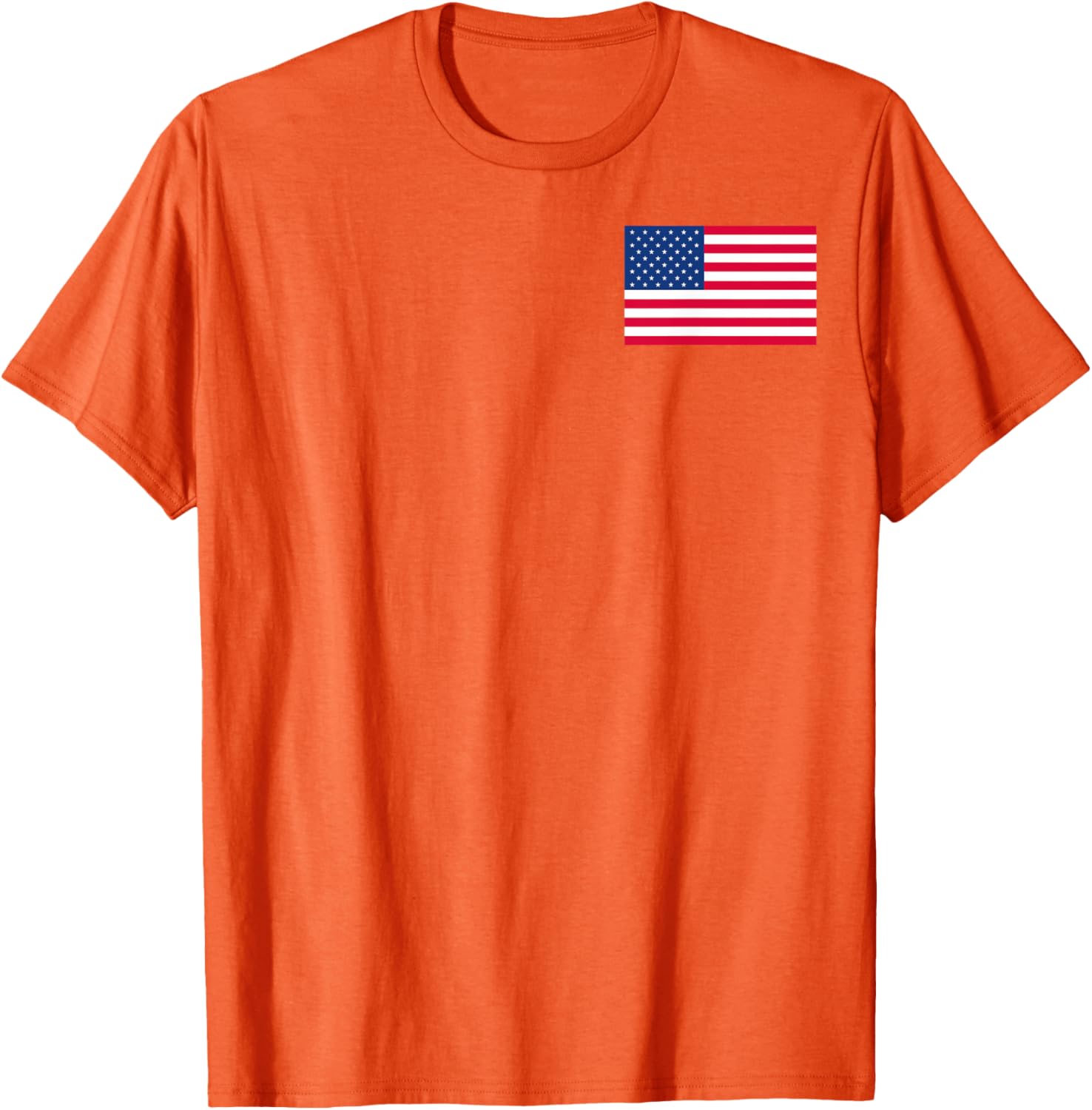 Patriotic American Flag Small Print T-Shirt for Casual Style Lovers - 6