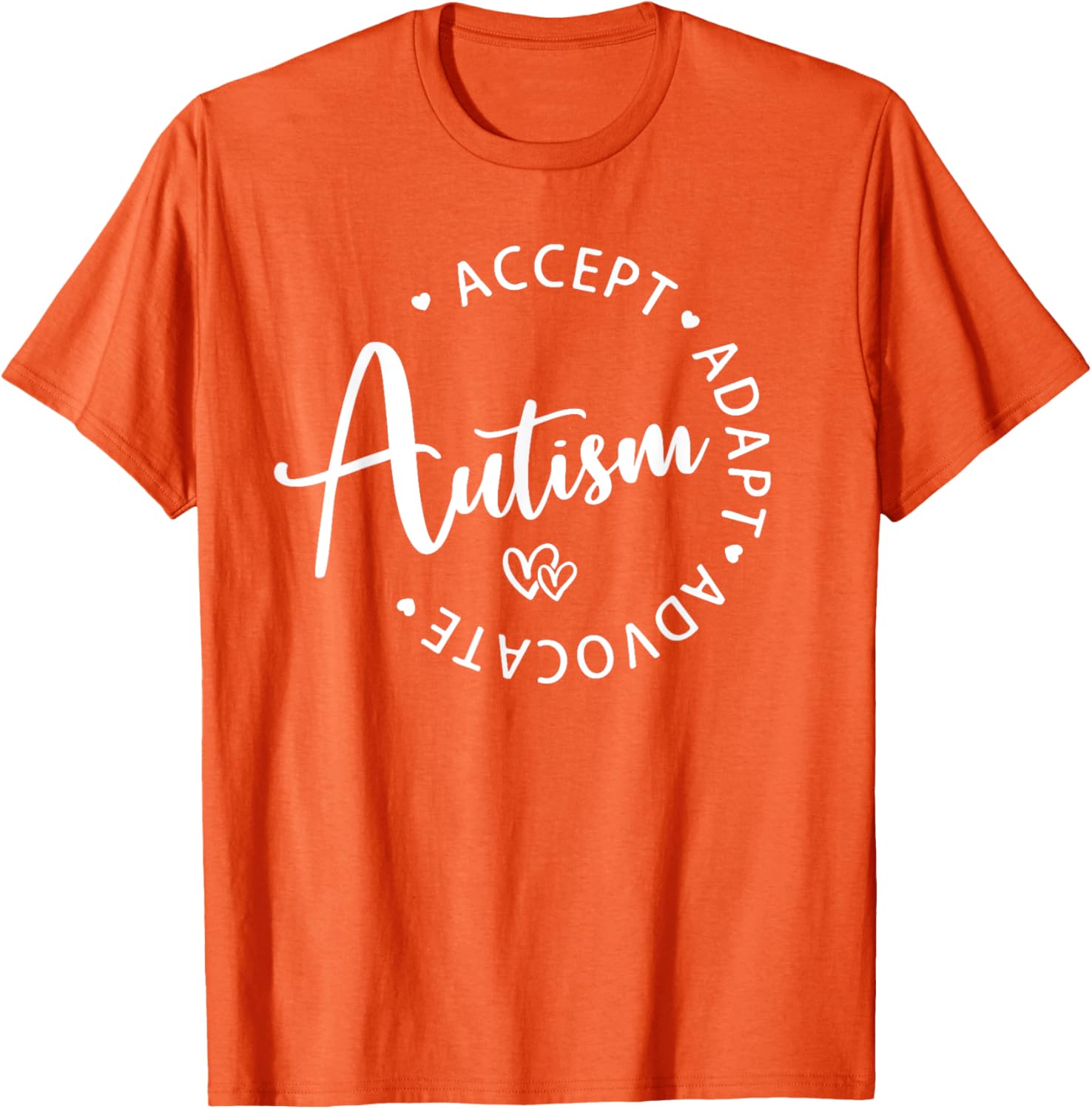 Autism Awareness T-Shirt for Kids - Accept Adapt Advocate Design - 8