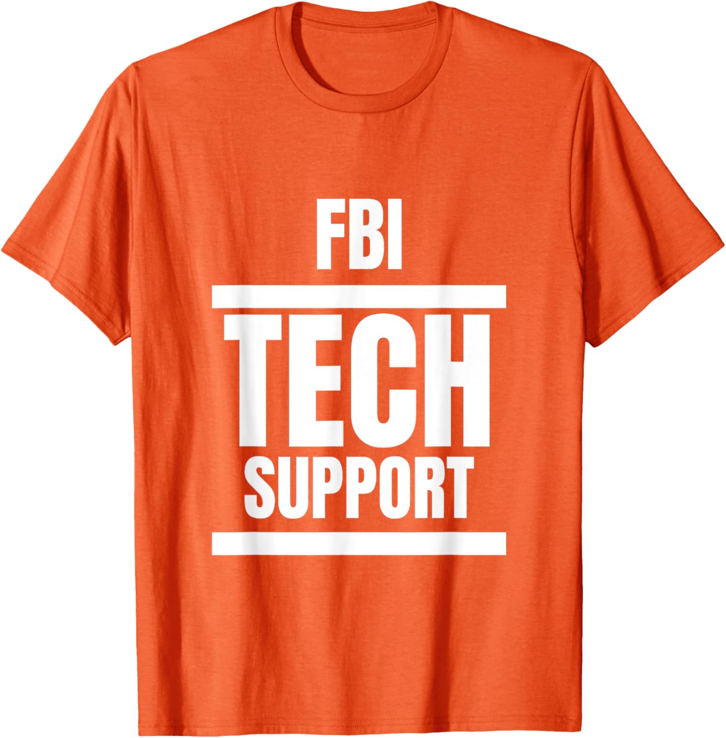 FBI Tech Support T-Shirt Fun Graphic Tee for Casual Everyday Wear - 15