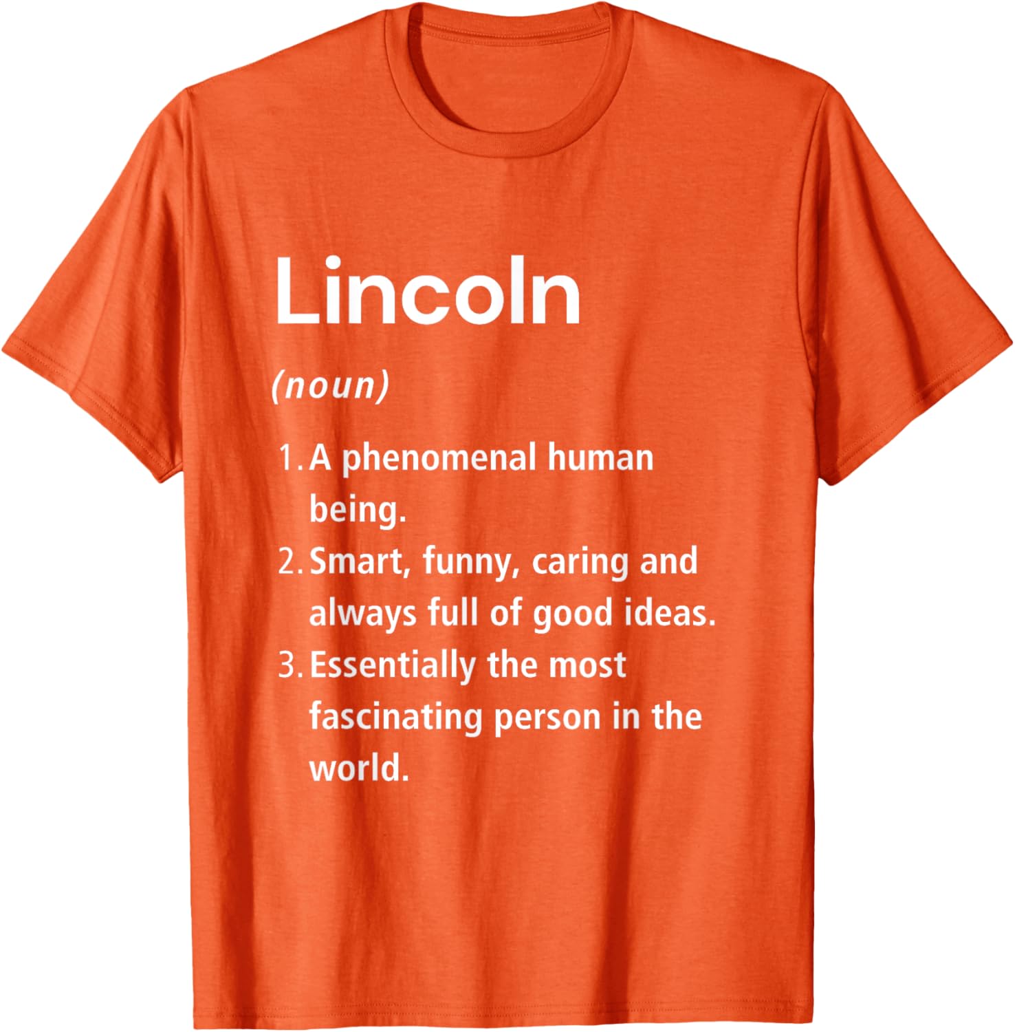 Funny Lincoln Name Definition T-Shirt for Unique Style and Humor - 2