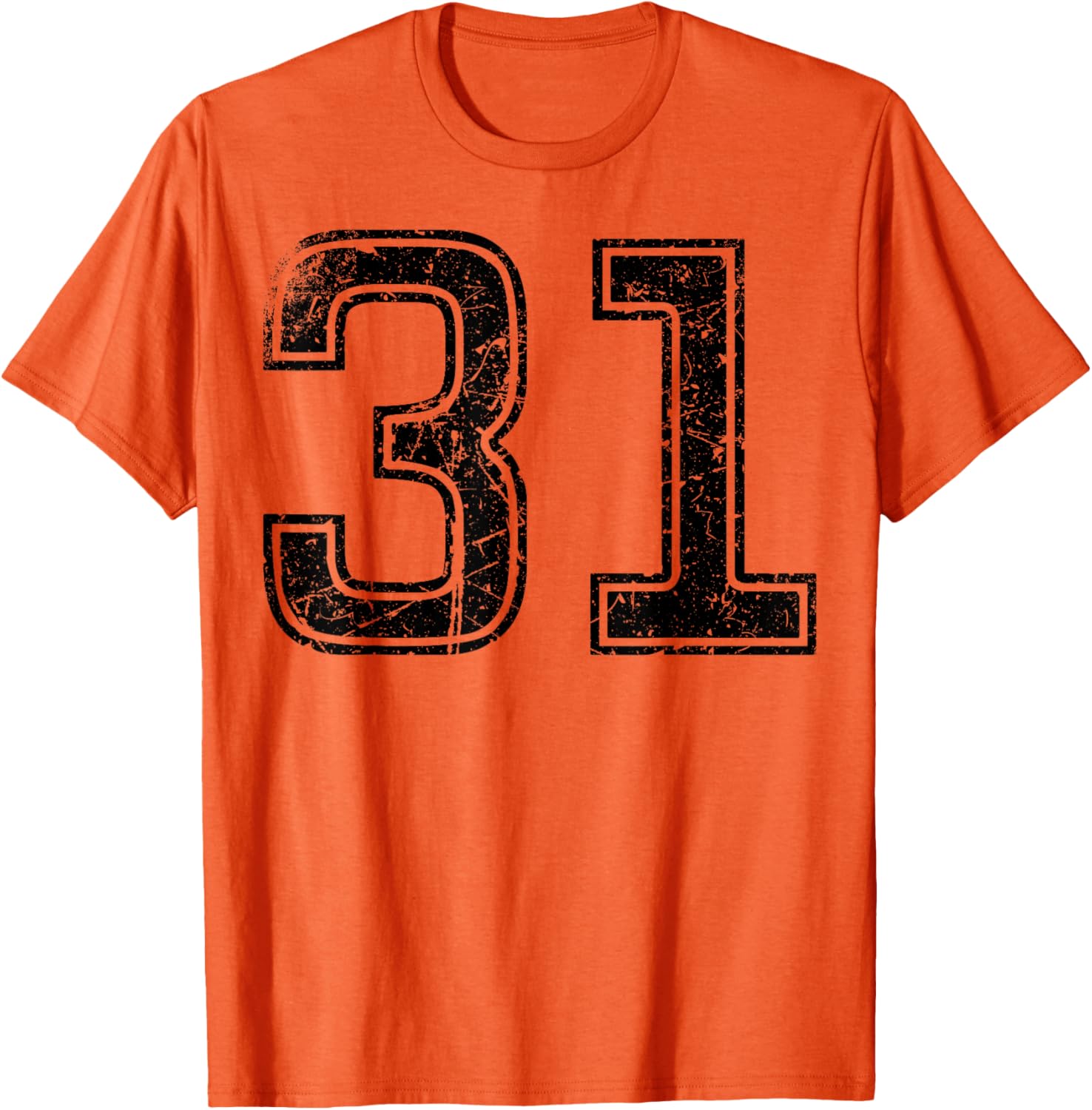 Vintage Sport Black Number 31 T-Shirt for Casual Style Enthusiasts - 2