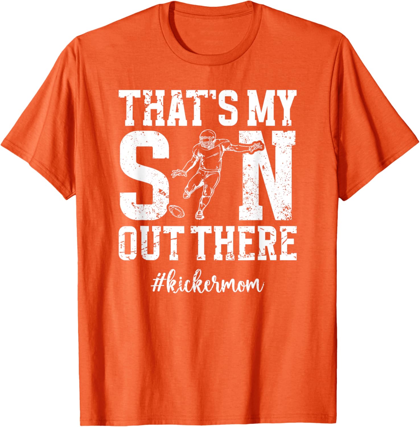 That's My Son Football Kicker Mom T-Shirt for Proud Football Moms - 8