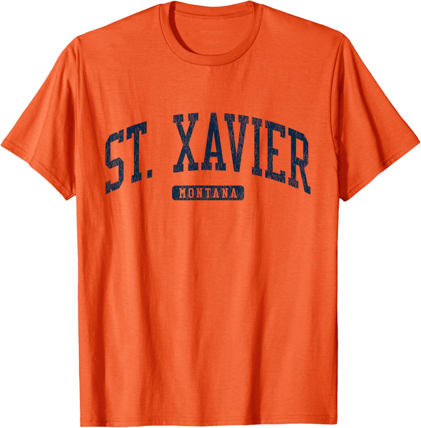 St. Xavier College Montana Blue T-Shirt for Students and Alumni - 14