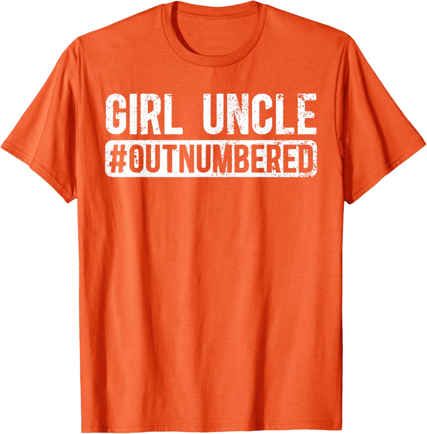 Funny Girl Uncle Outnumbered Girls T-Shirt for Cool Uncles - 20