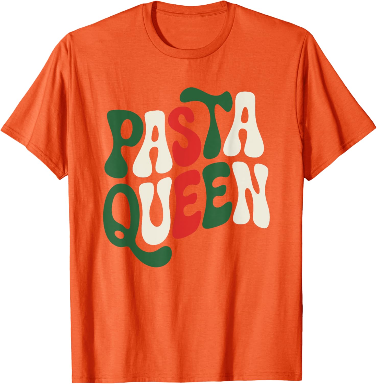 Pasta Queen T-Shirt for Pasta Lovers - Cute Italian Spaghetti Design - 12