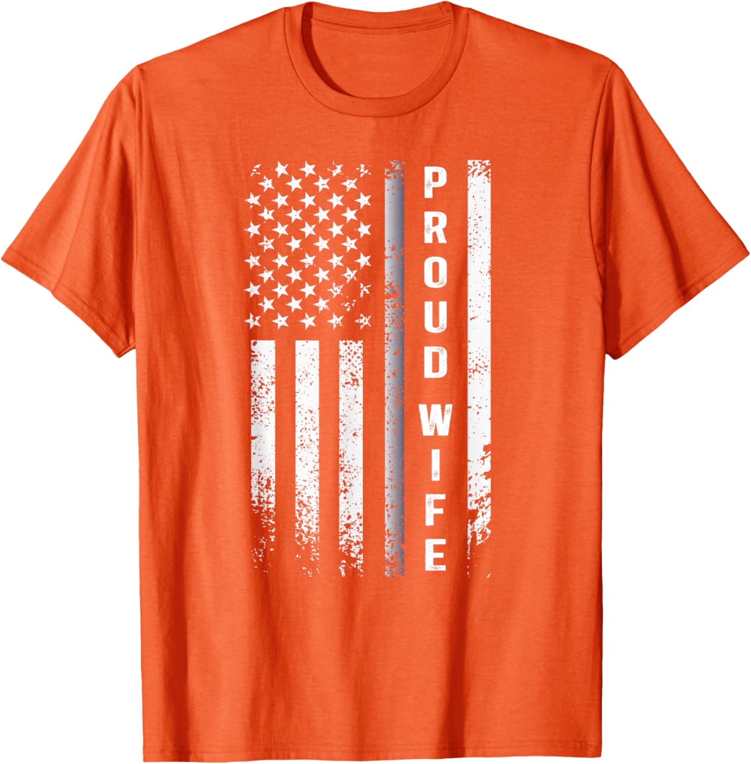 Proud Corrections Officer Wife US Flag T-Shirt Stylish and Comfortable Apparel - 10