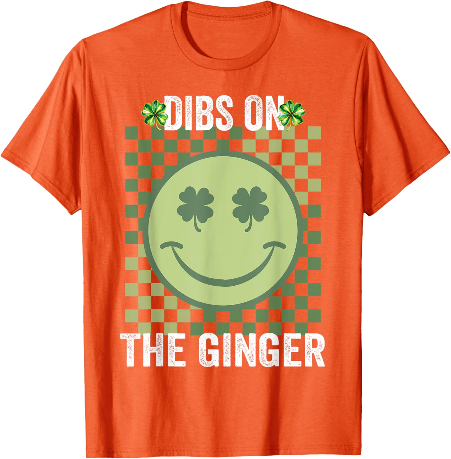 Dibs on the Ginger St Patrick's Shamrock T-Shirt for Women and Girls - 14