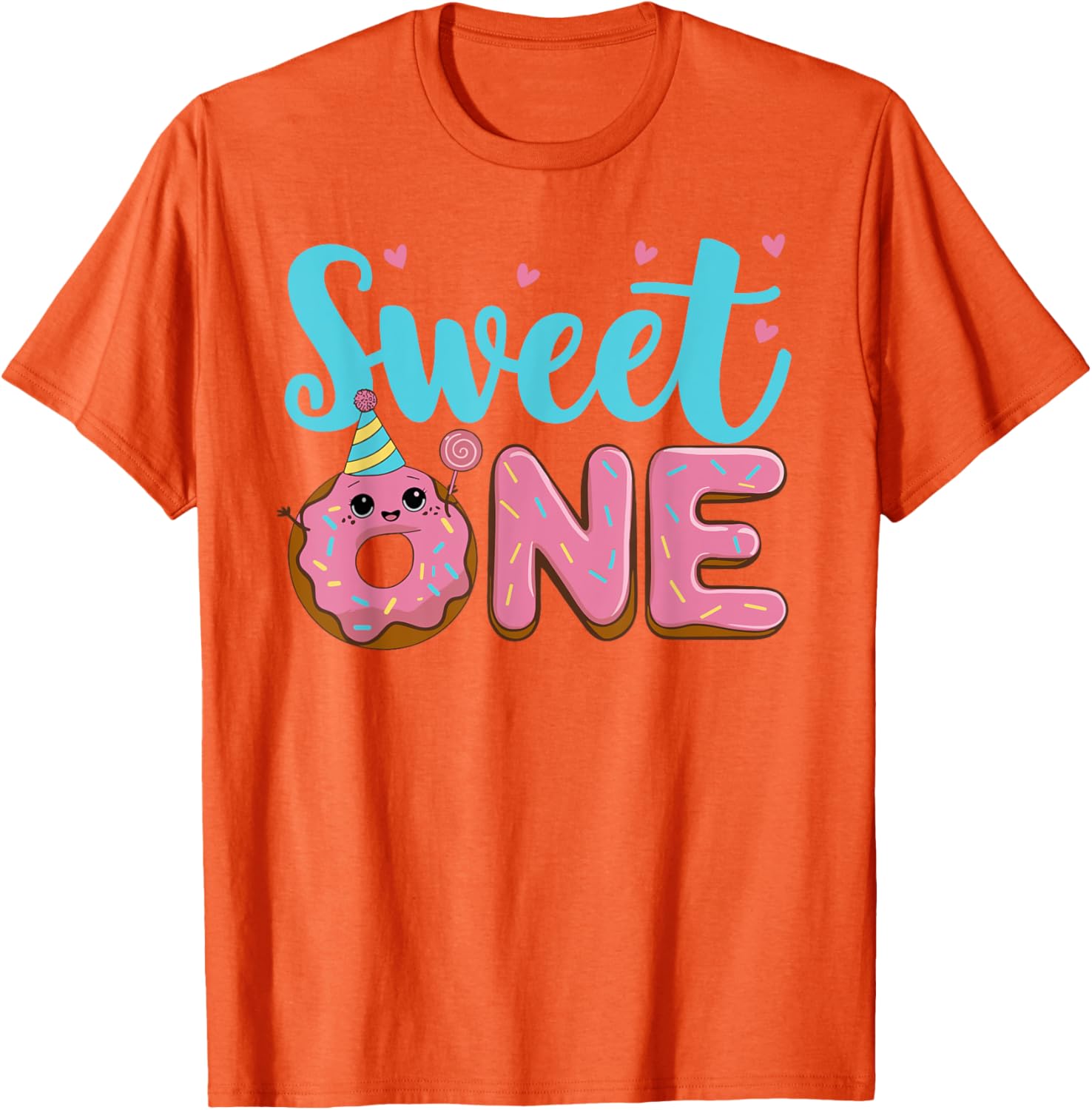 Adorable Donut Family Matching T-Shirt for 1st Birthday Girl Celebration - 5