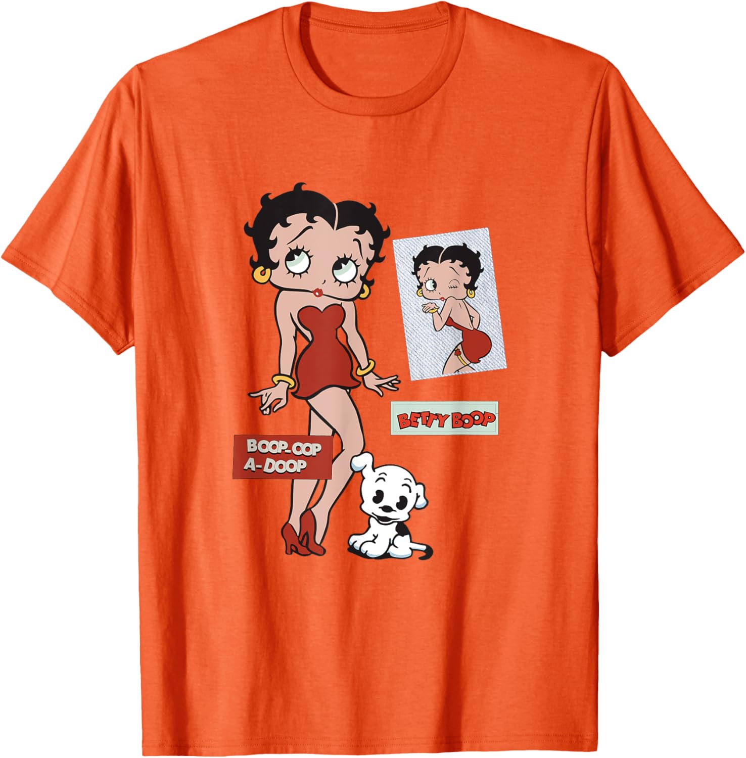 Betty Boop Picture Perfect Patches T-Shirt for Fun Fashion Lovers - 14