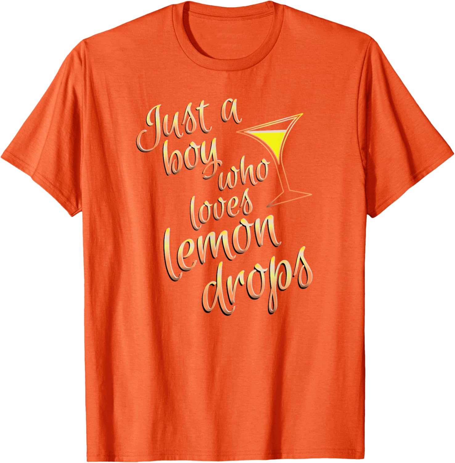 Lemon Drop Martini Boys T-Shirt for Fans of Fun Cocktails - 5