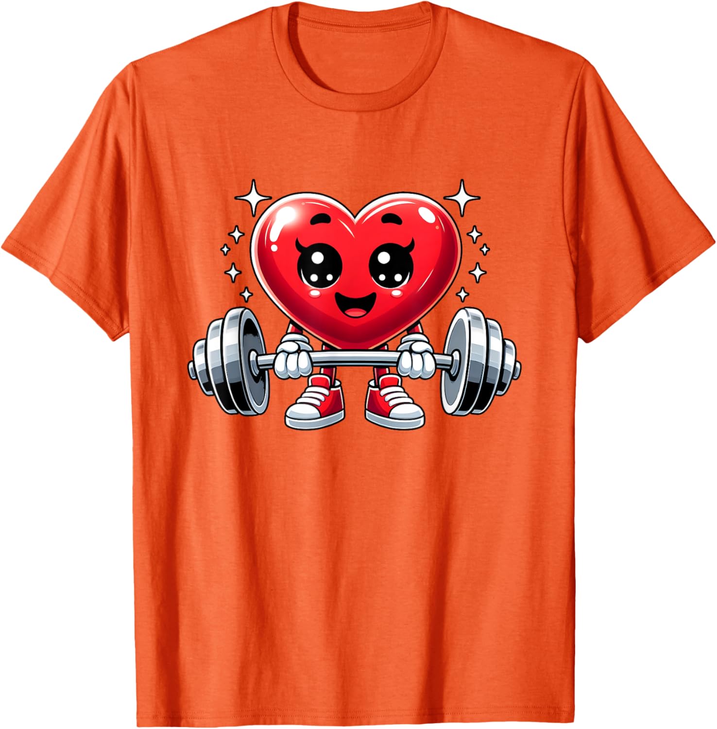 Funny Valentine's Day Heart Workout Fitness T-Shirt for Gym Lovers - 8