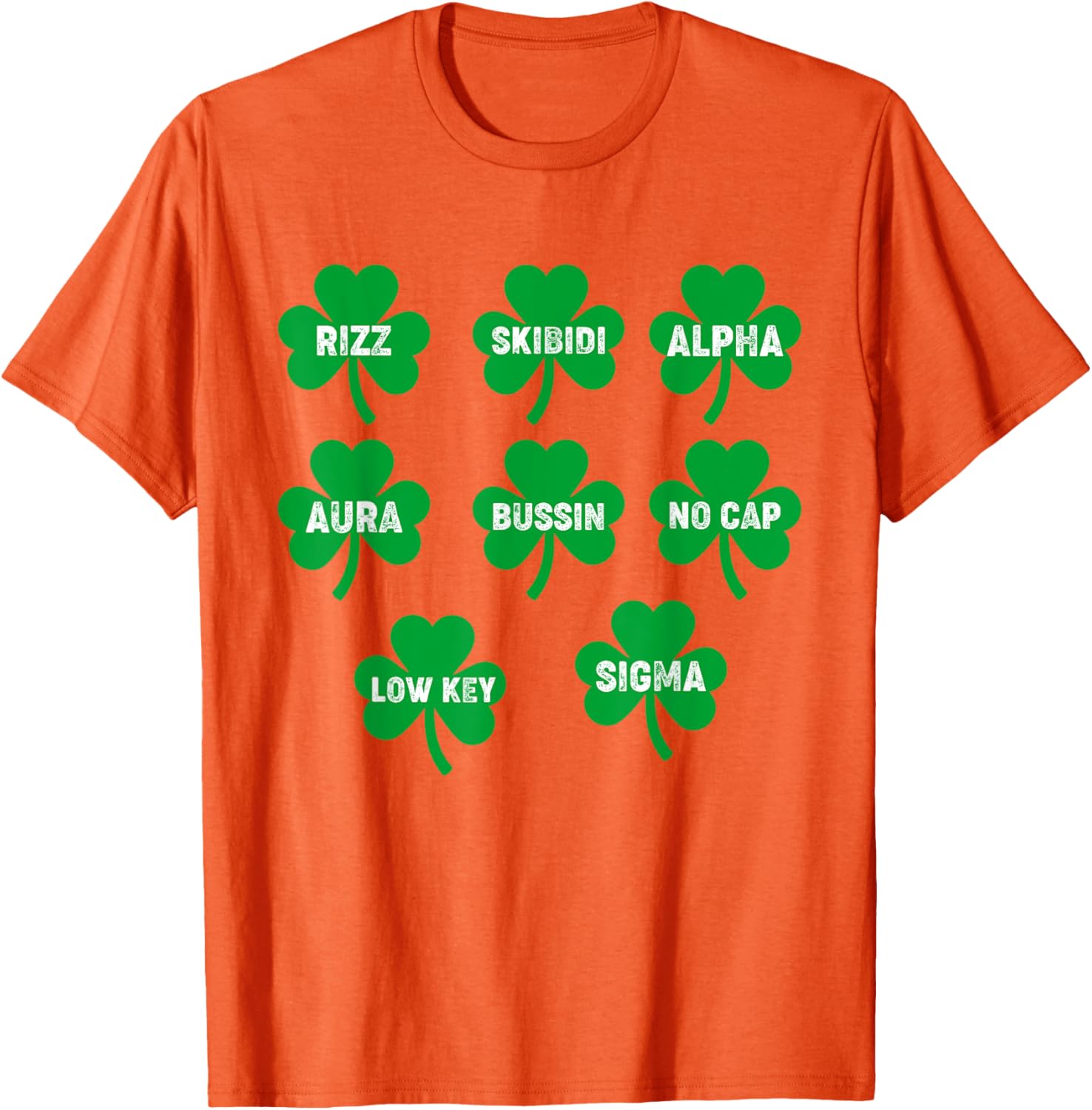 Funny Skibidi St. Patrick's Day Clover T-Shirt for Festive Celebration - 22