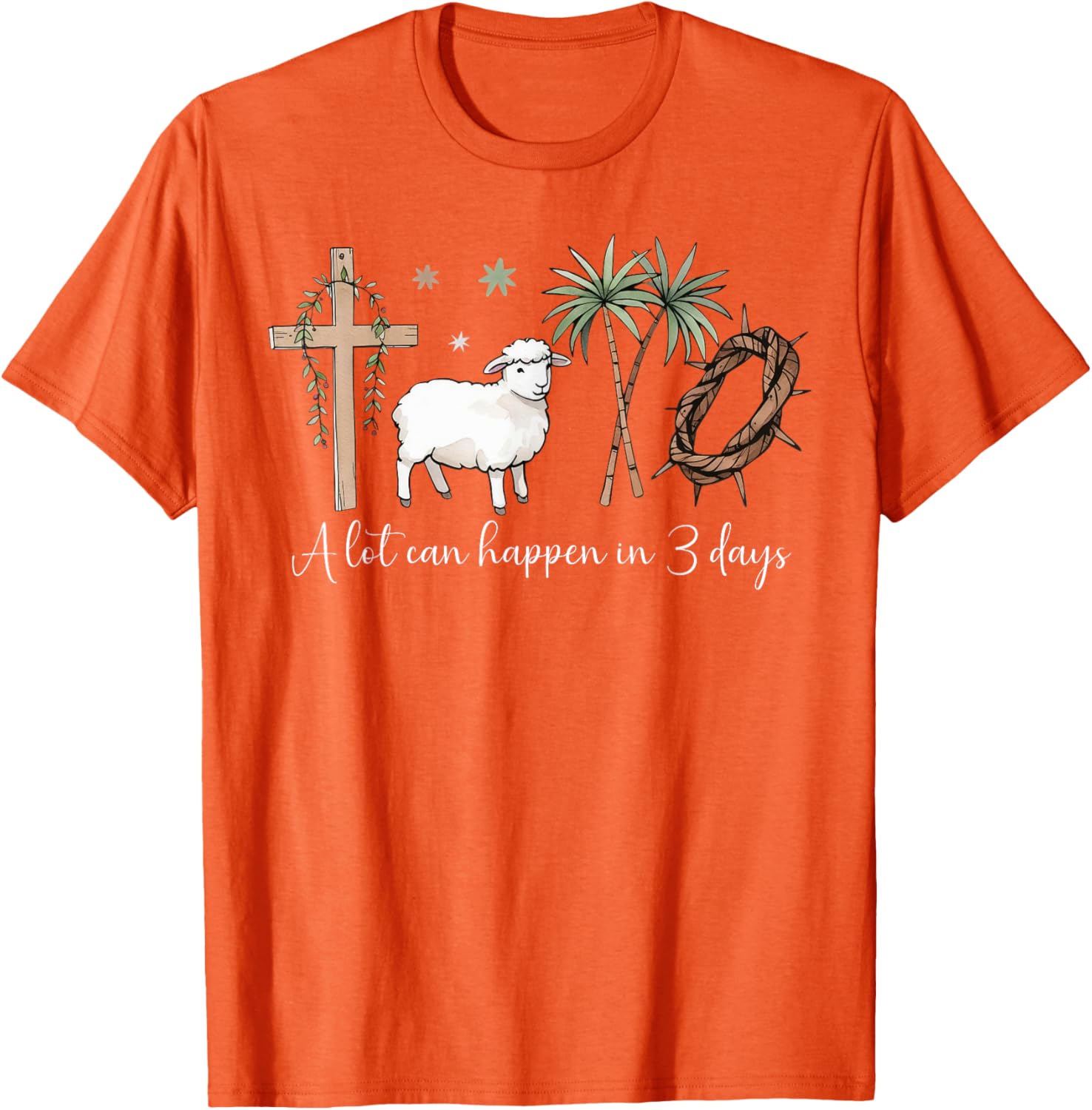 A Lot Can Happen in 3 Days Christian Easter Faith T-Shirt for Jesus Fans - 4