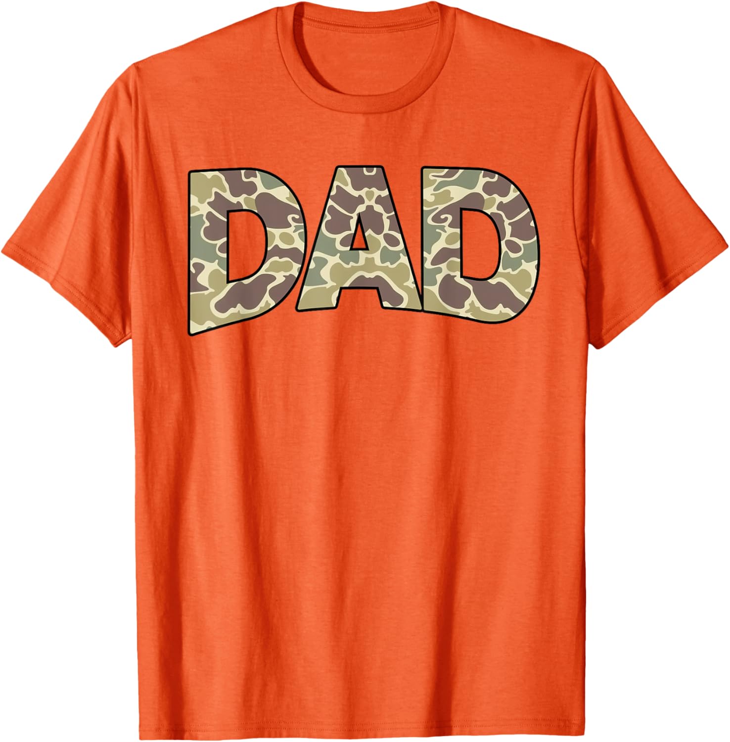 Retro Camo Dad T-Shirt for Father's Day - Cool Old School Style - 5